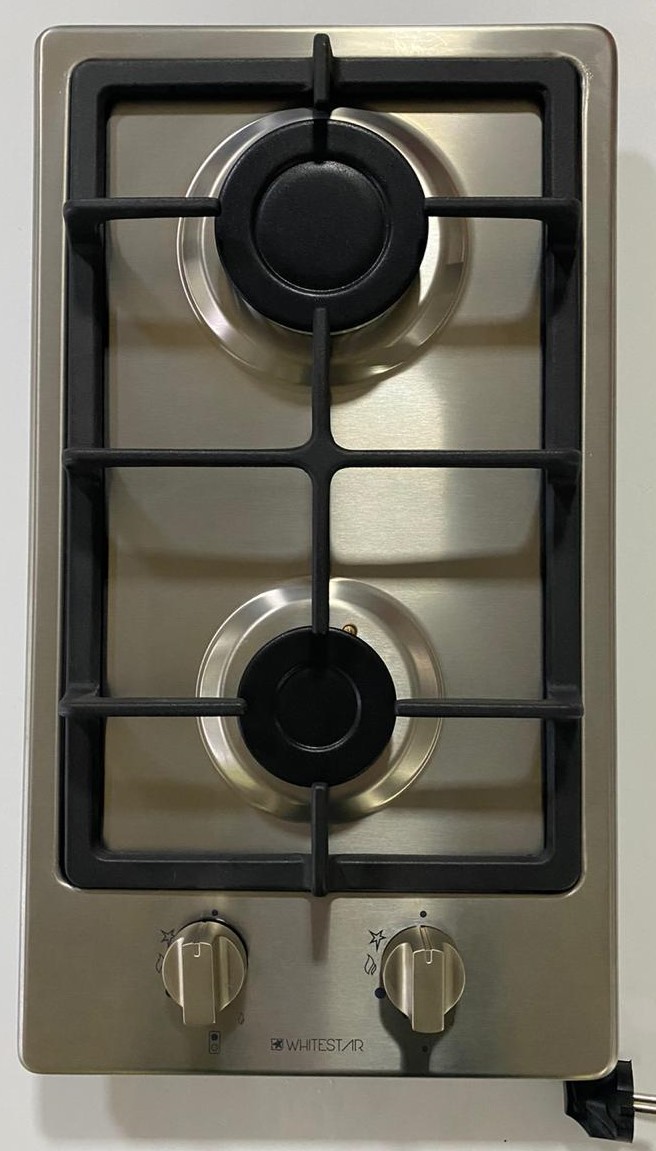 41220DNG გაზქურა 30cm, ss inox, automatic gas cut-off safety system