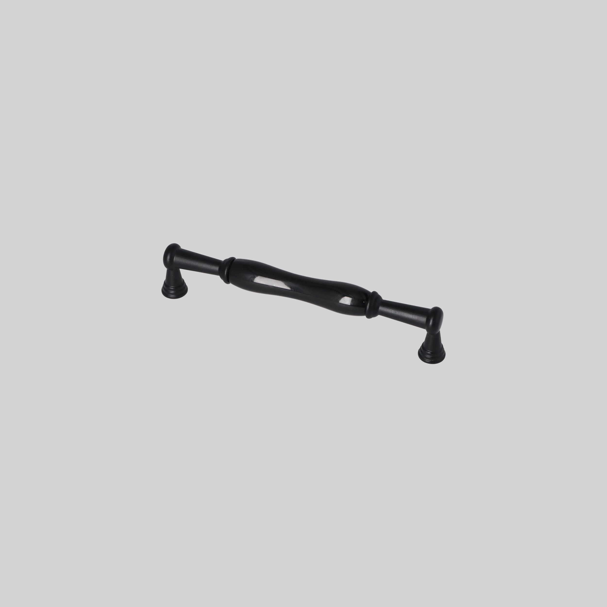 1025-160-MSY-000-SYH სახელური კერამიკა L=160mm, შავი-შავი ERKUL