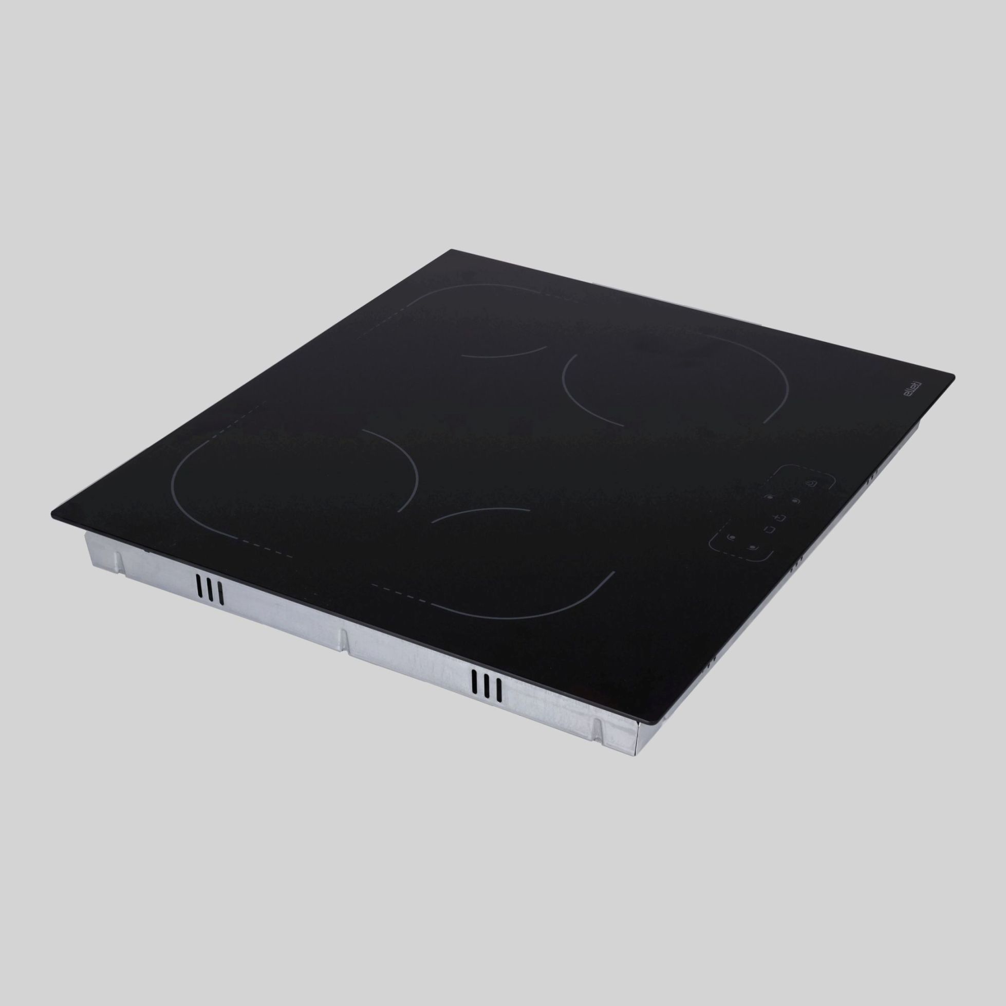 VC640 გაზქურა 60cm,black, 8mm glass, 2*1200W+2*1800W el. 4 hi-light heater zone
