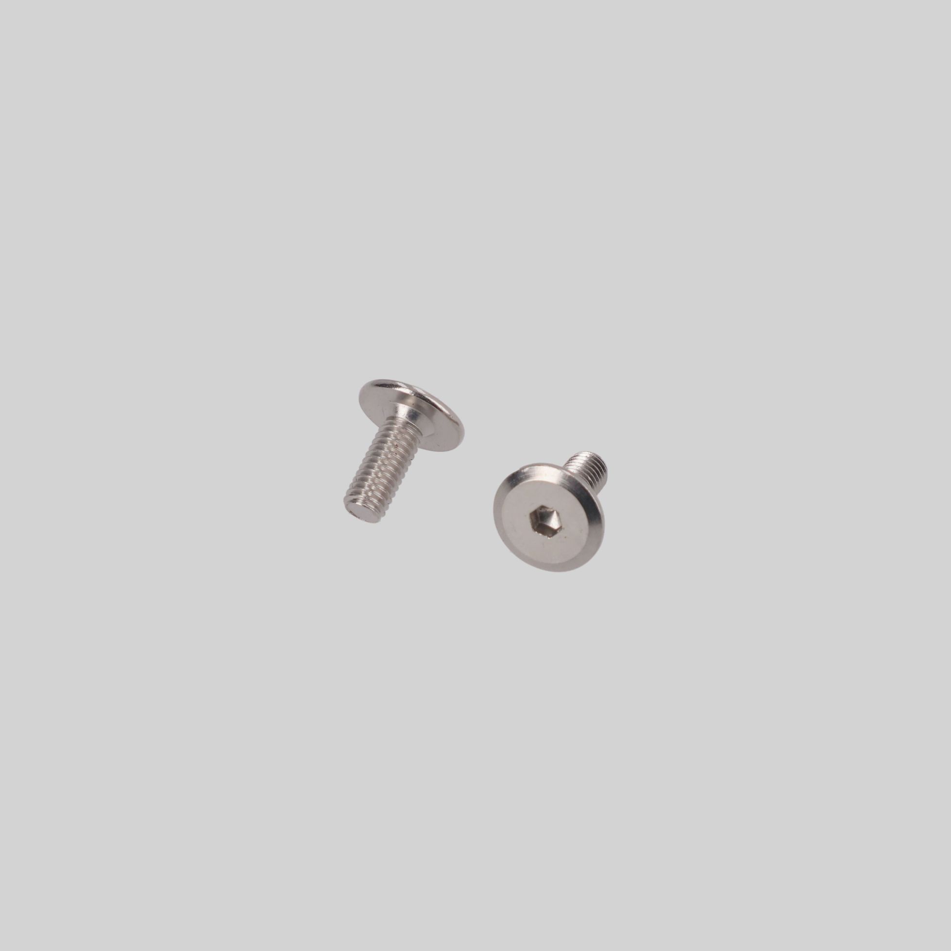ავეჯის ჭანჭიკი "ექვსკუთხა" თავით nickel (1000ც) 6x15
