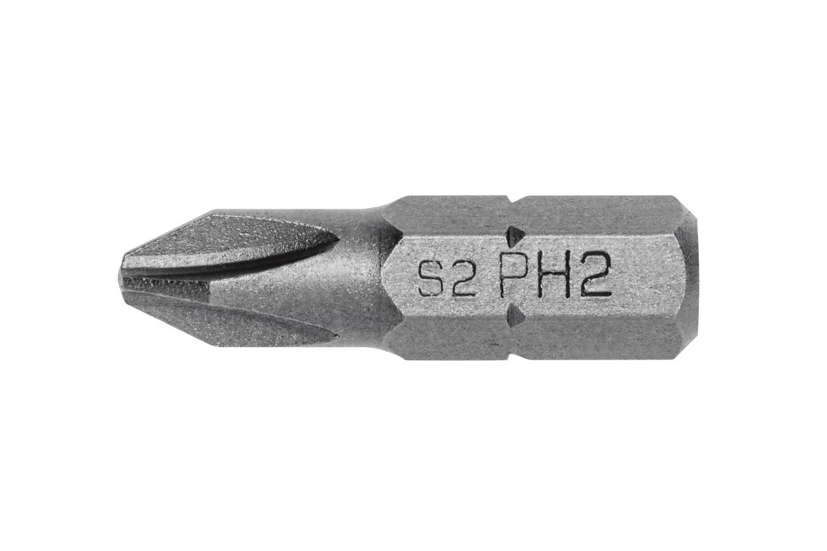 სახრახნისის საცვლელი თავაკი PH2 25mm S2 HT1S304 HOEGERT