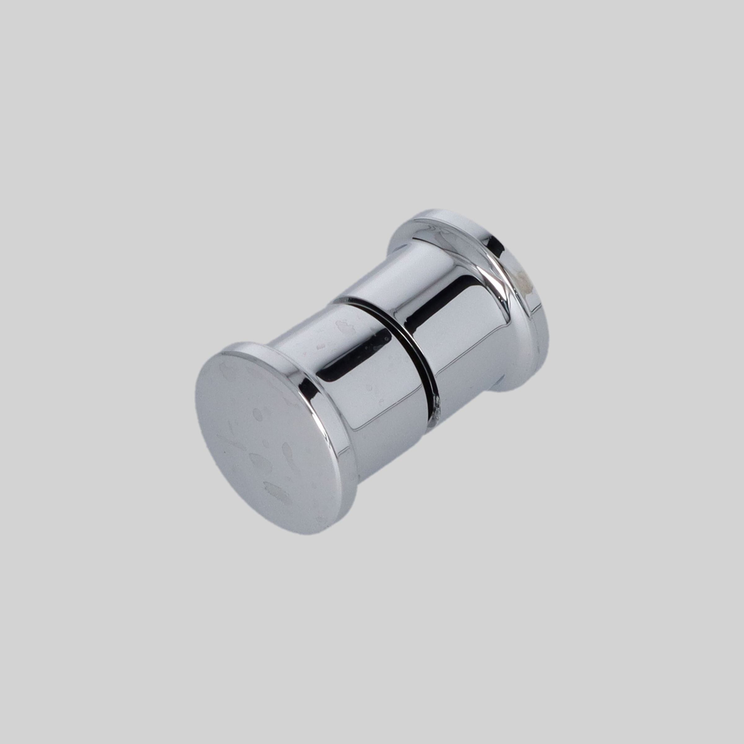 აბაზანის კარის პლ. სახელური მრგვალი Chrome 6-8-10mm S57-56 AC