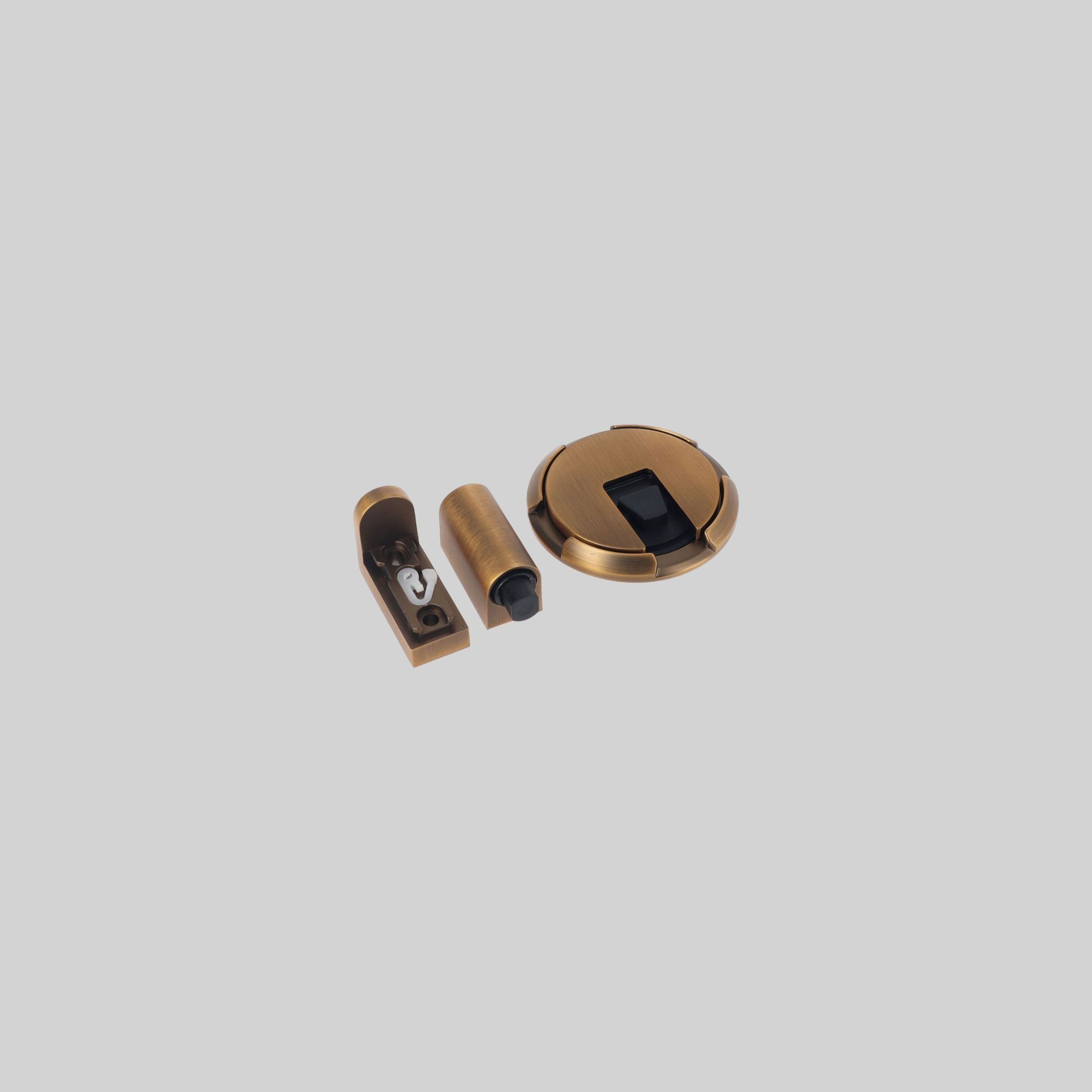 კარის მუხრუჭი მაგნიტით Satin Brass 1007-SB ZF