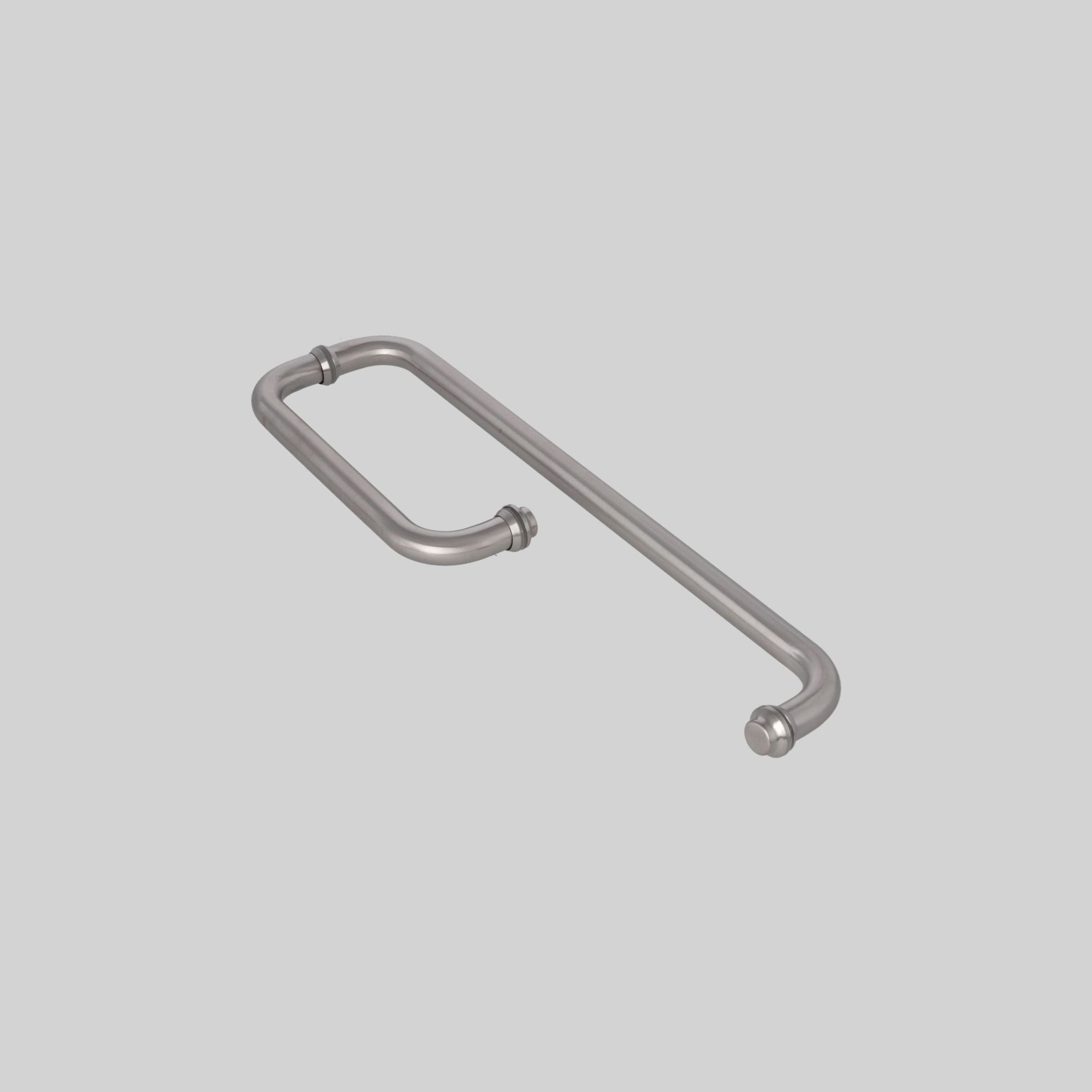 შუშის კარის სახელური T=0.8mm 19*200*400mm SSS-ინოქსი SS304 TM-E836