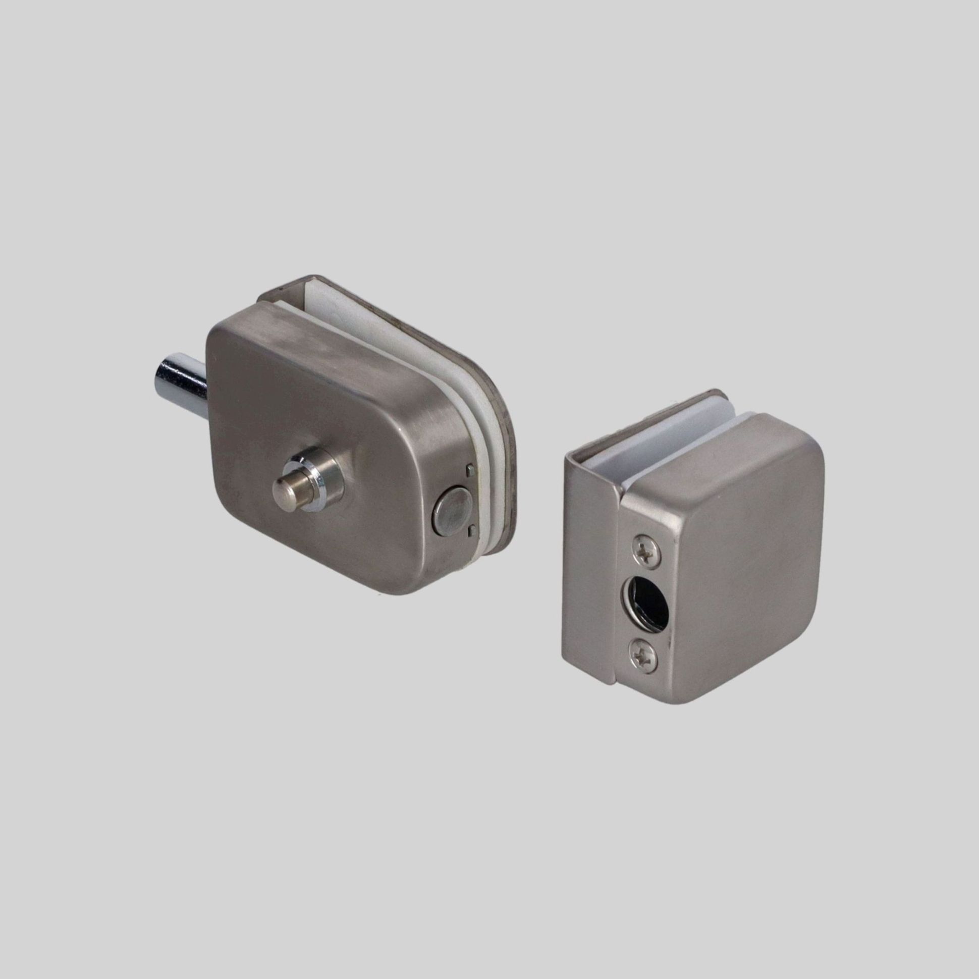 შუშის კარის საკეტი CP-ქრომი ZINC TM-B198