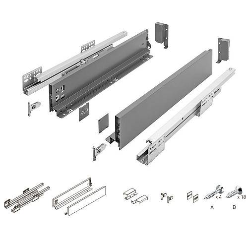 PB-AXISPRO-KPL500A სლაიდი AXIS-PRO L-500mm ანტრასიტი H-84mm დაბალი GTV