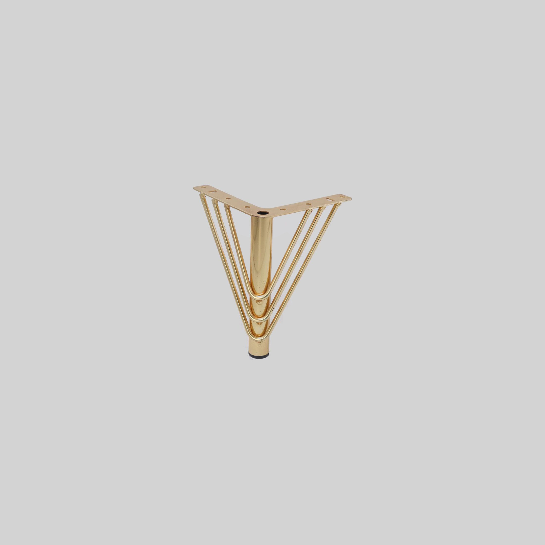 ავეჯის ფეხი ლითონის 20cm ოქროსფერი VANESSA TREND