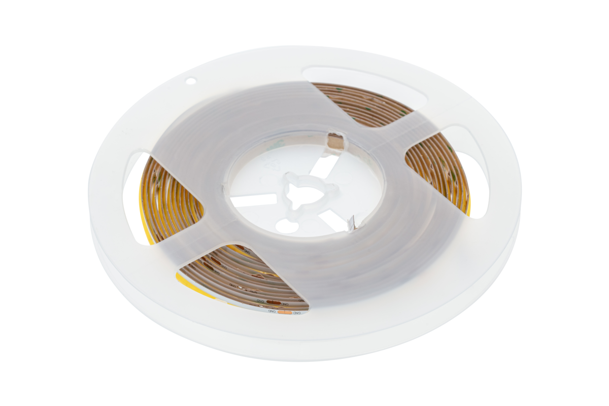 LD-COB12V-20-ZBPQ LED განათების ფირი COB-არაწერტილოვანი, 480 დიოდი, 6200K-ცივი თეთრი, 12V, 10W/1m, I