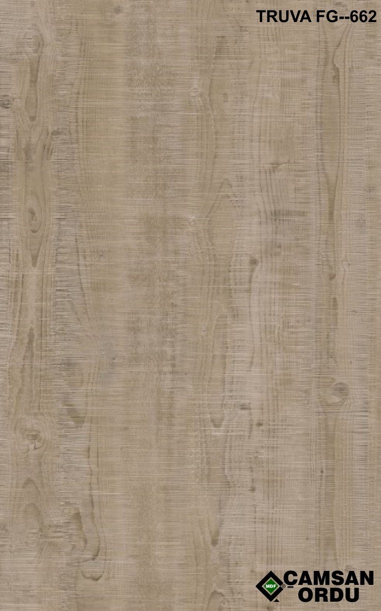 MDF PANEL 1830*3660*18MM FG-662 TRUVA DUZ (ლამ-ი მდფ)