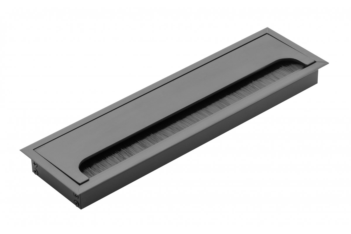 LB-80X280-20 მაგიდაში ჩასასმელი კაბელის გამტარი 80*280მმ შავი GTV