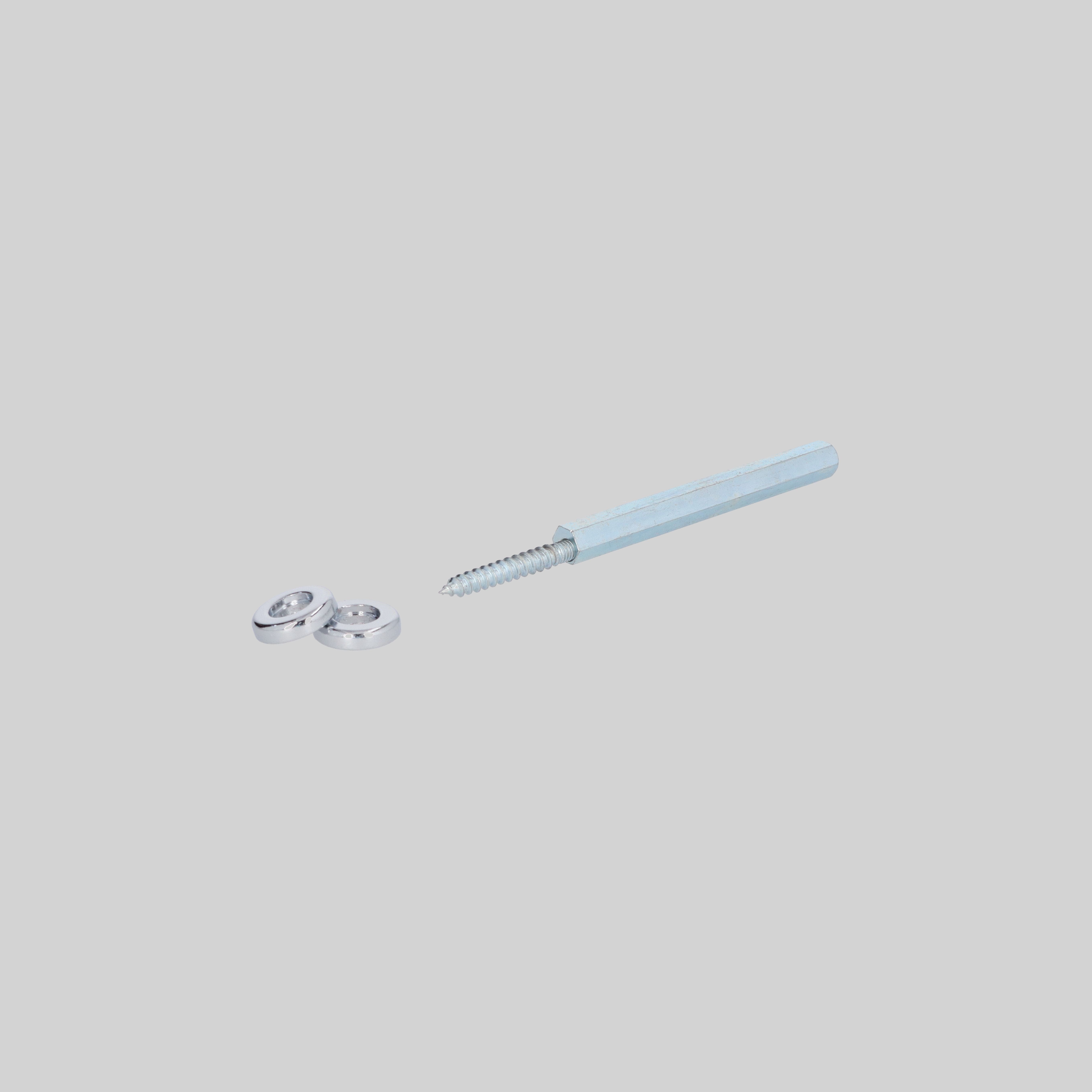თაროს სამაგრი კედელში ჩასახვრეტი O10mm Hole-12mm L-100mm 21.148.14K TEMPO
