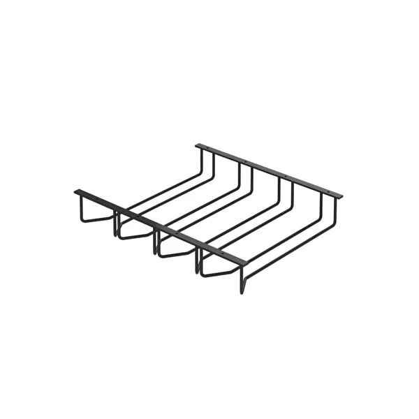 ბოკლების საკიდი 4 სექციით შავი 460*355*70mm S-4043-A STARAX