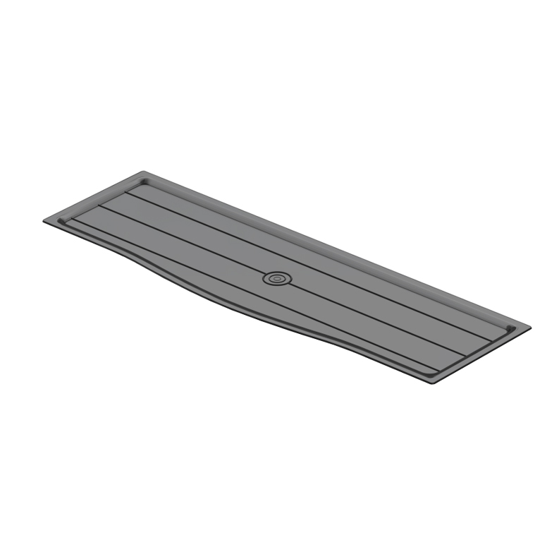 პლასტმასის სინი შავი 540x240x10 C=600mm S-5212-A STARAX