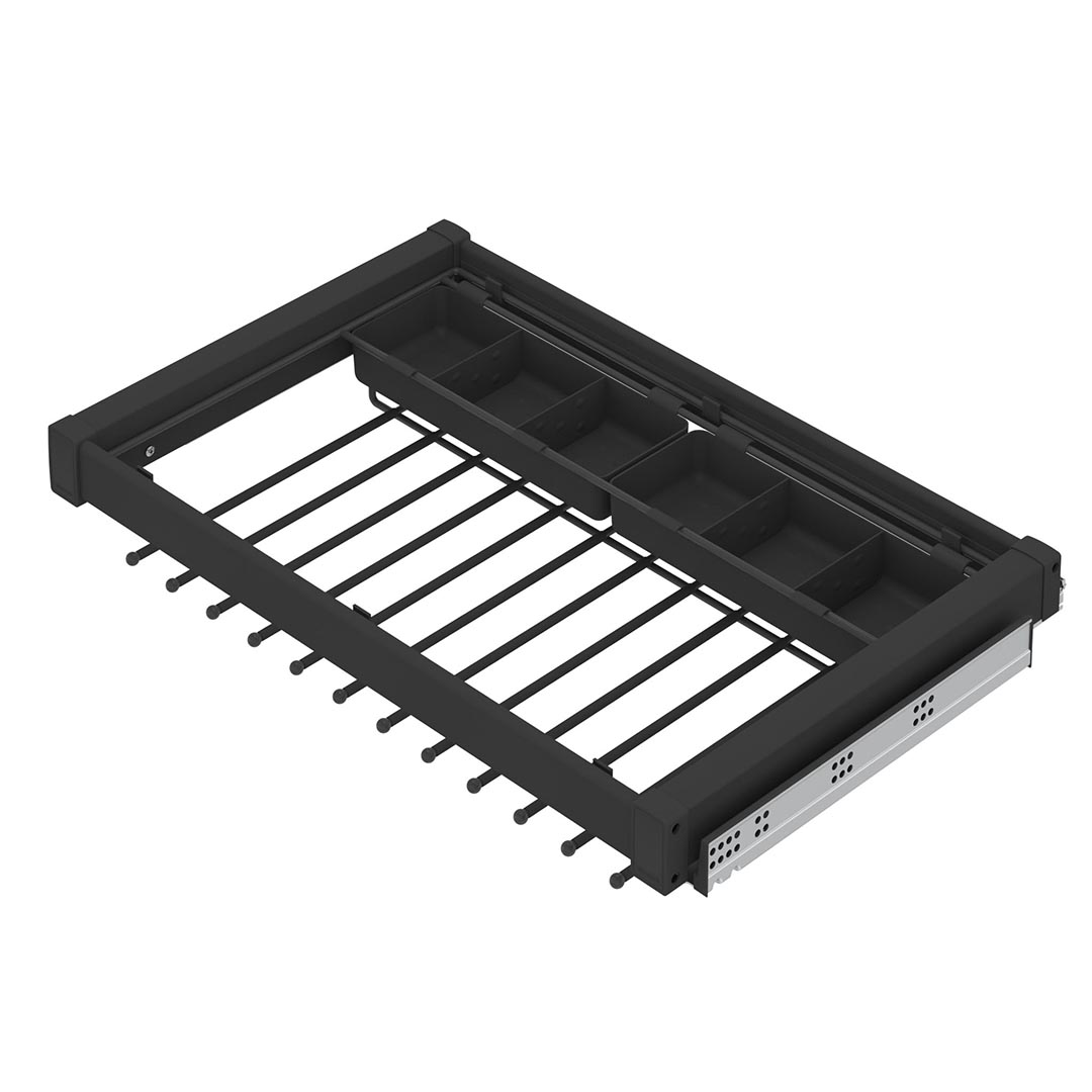 საშარვლე მექანიზმი შავი soft 560-590x475x80mm C=600mm S-6711-A STARAX