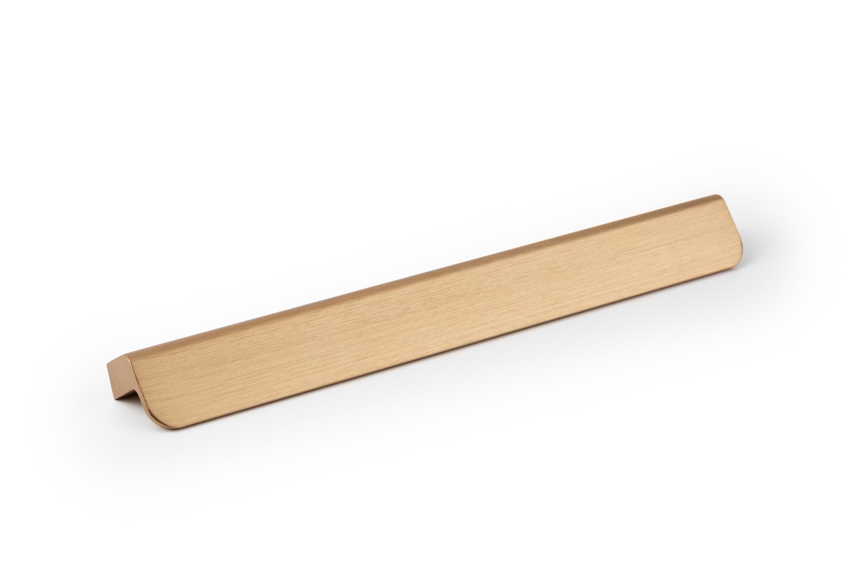 ავეჯის სახელური 32mm FLAPP - CC32L70mm brushed brass cava pull VIEFE