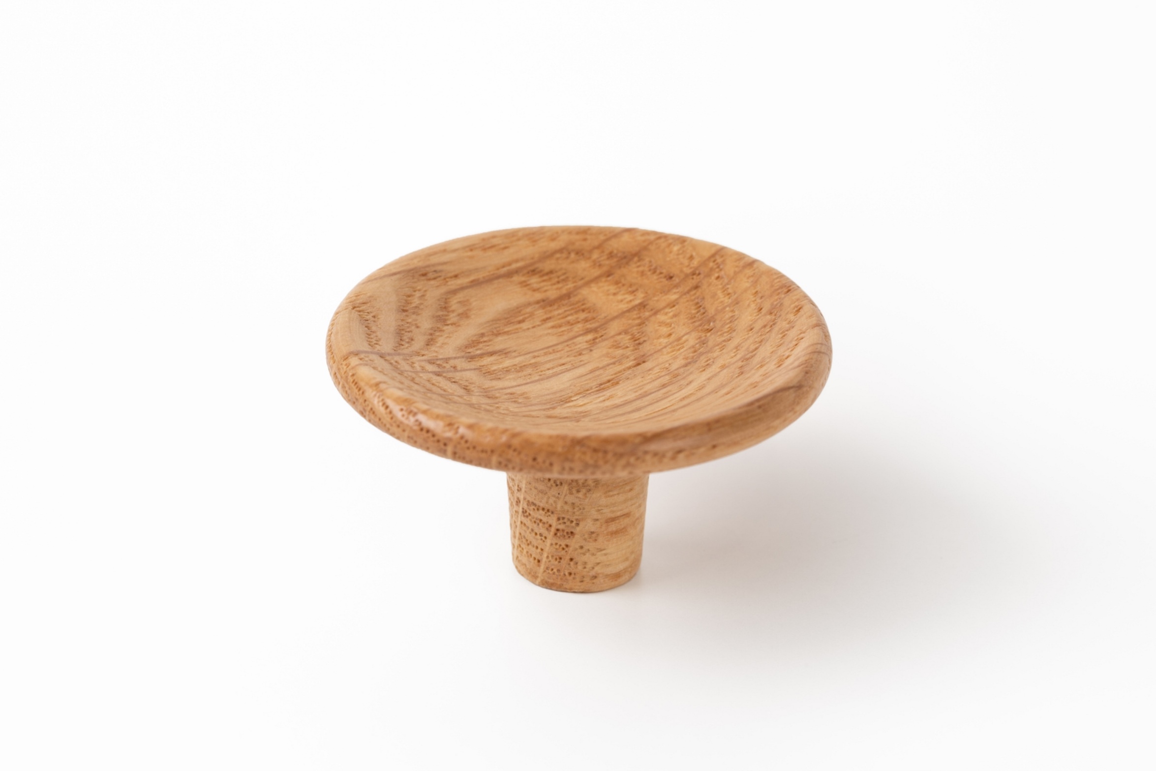 ავეჯის სახელური სოკო DISC - D38 oak wood knob VIEFE