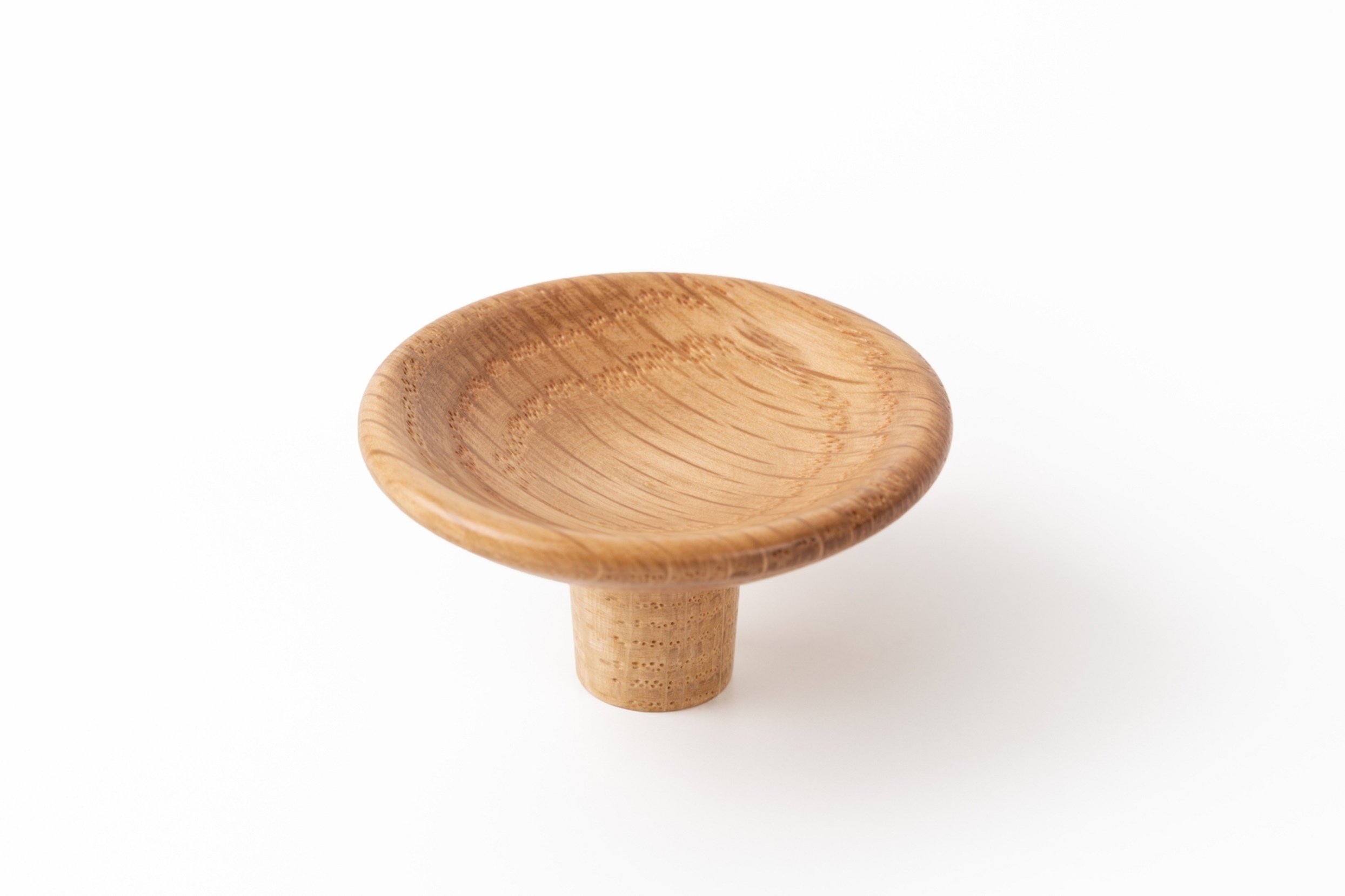 ავეჯის სახელური სოკო DISC - D50mm oak wood knob VIEFE