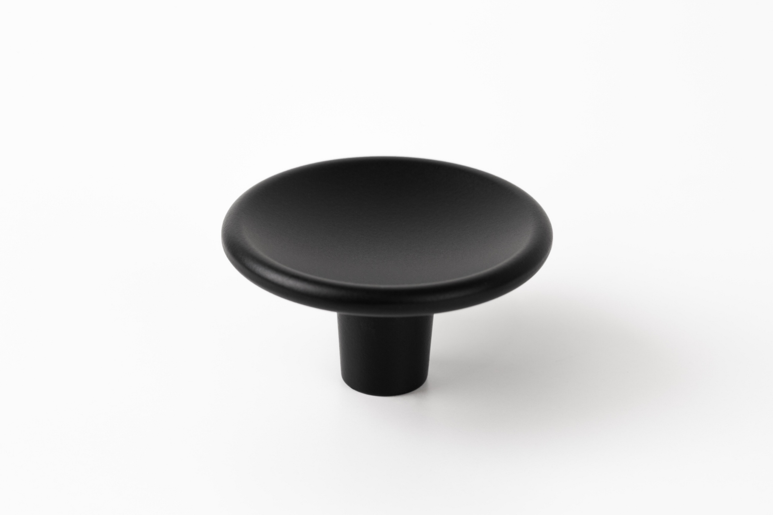 ავეჯის სახელური სოკო DISC - D50mm matt black knob VIEFE