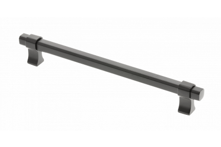 UZ-IMPERIAL-192-20M ავეჯის სახელური L=192mm შავი მატოვი GTV