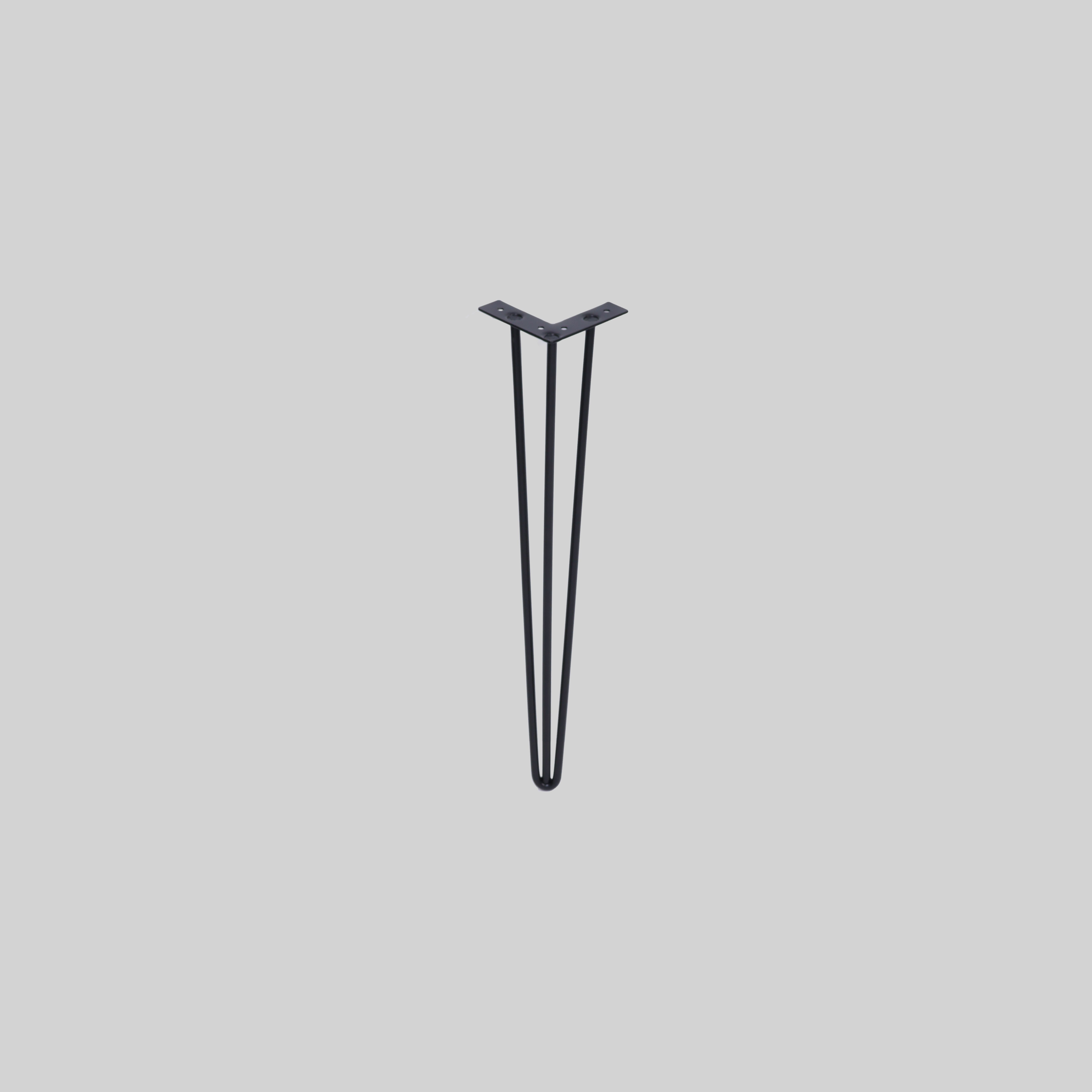 ავეჯის ფეხი 3 მილზე შავი, მილი:10mm. H=550mm TM-SFL-5
