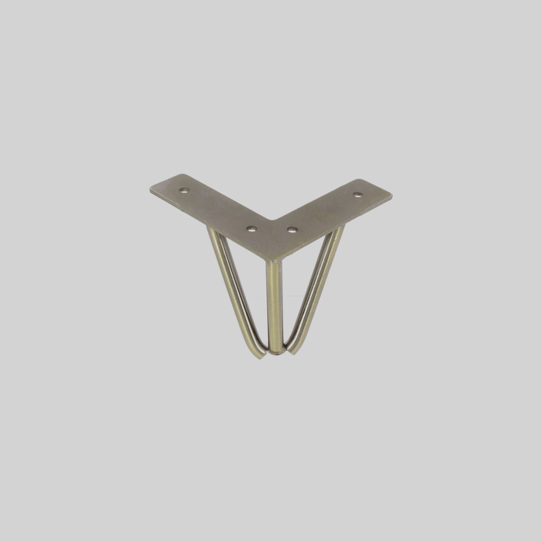 ავეჯის ფეხი 3 მილზე ანტიკური, მილი:10mm. H=100mm TM-SFL-5