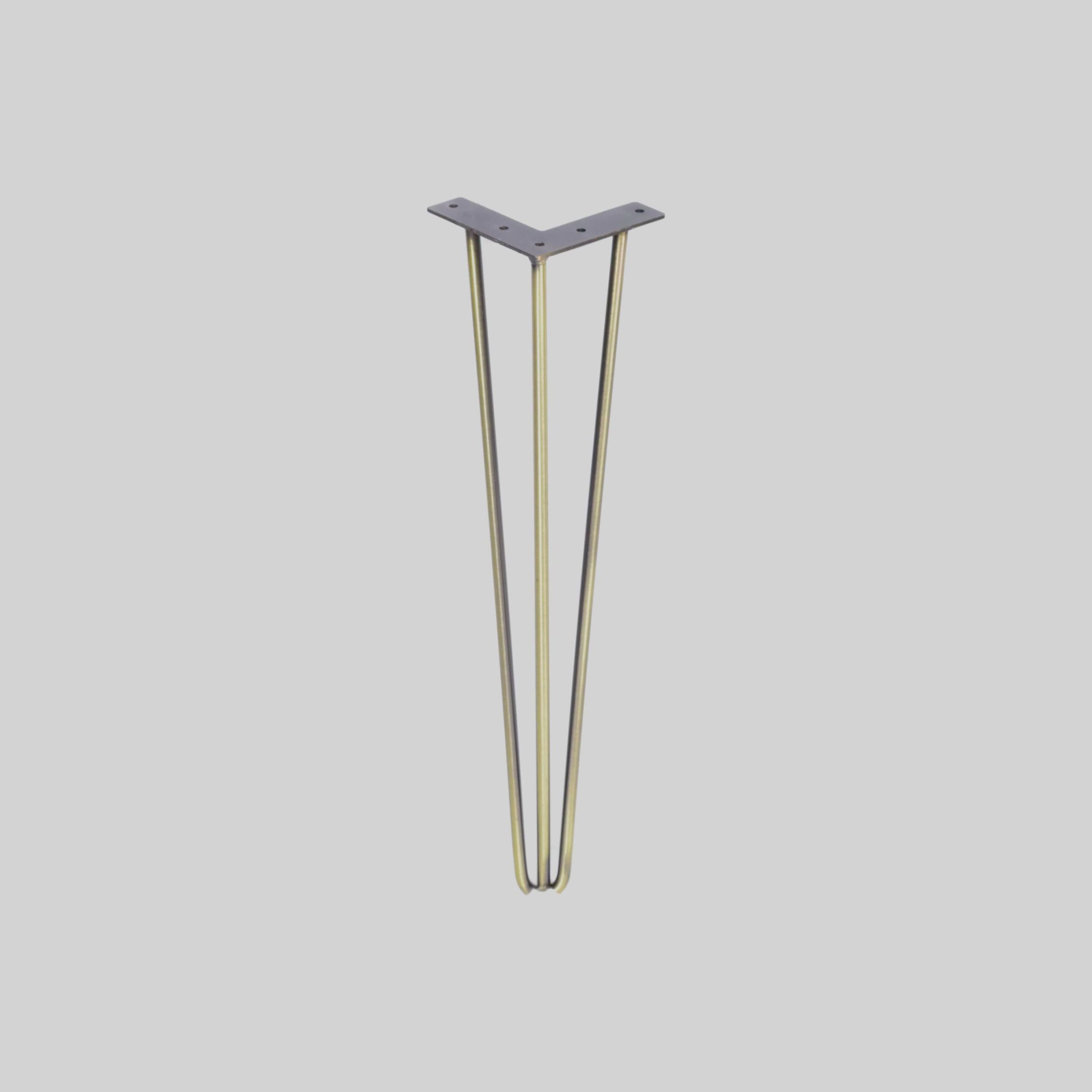 ავეჯის ფეხი 3 მილზე ანტიკური, მილი:10mm. H=500mm TM-SFL-5