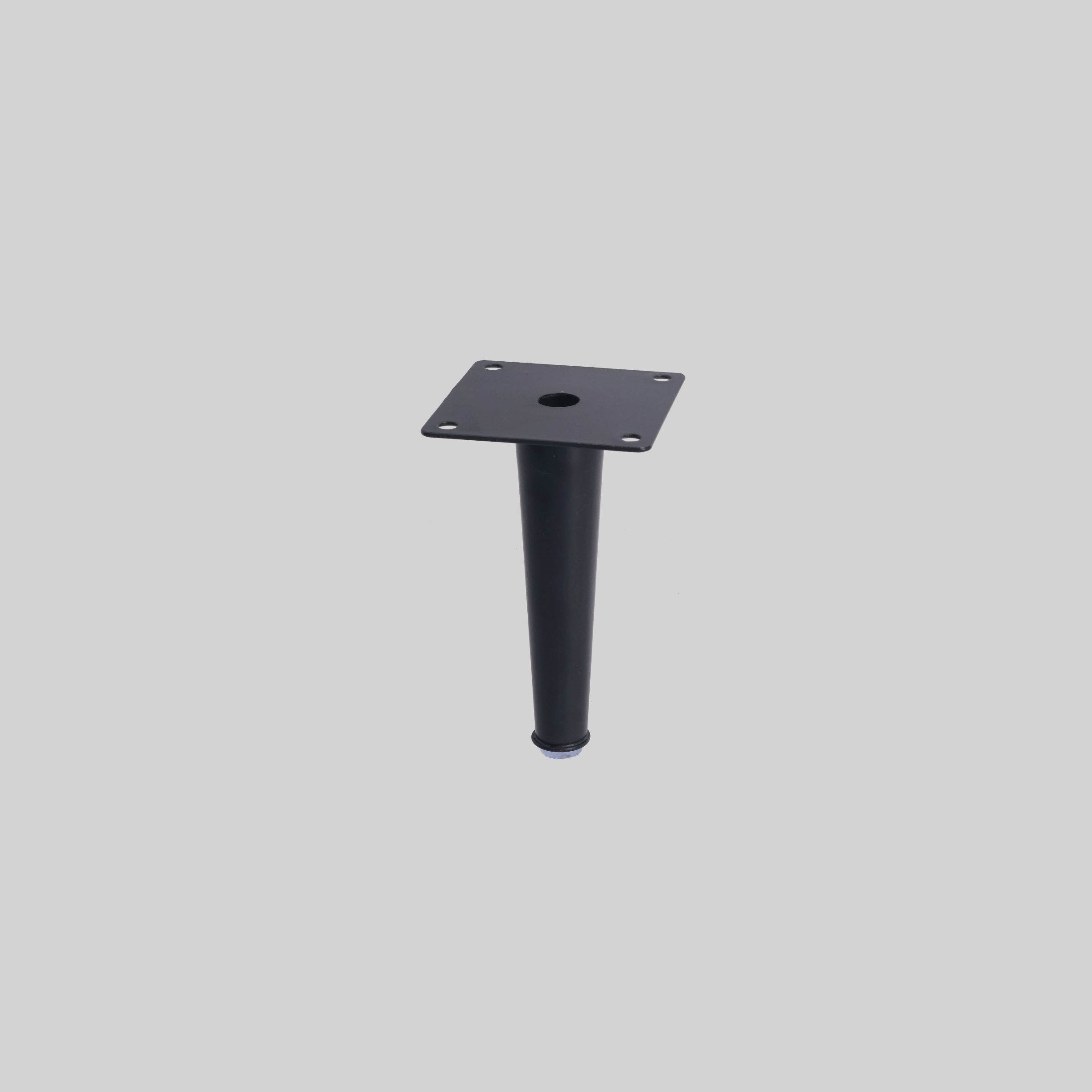 ავეჯის ფეხი შავი H=200mm (80*80*1.8mm) TM-SFL-4