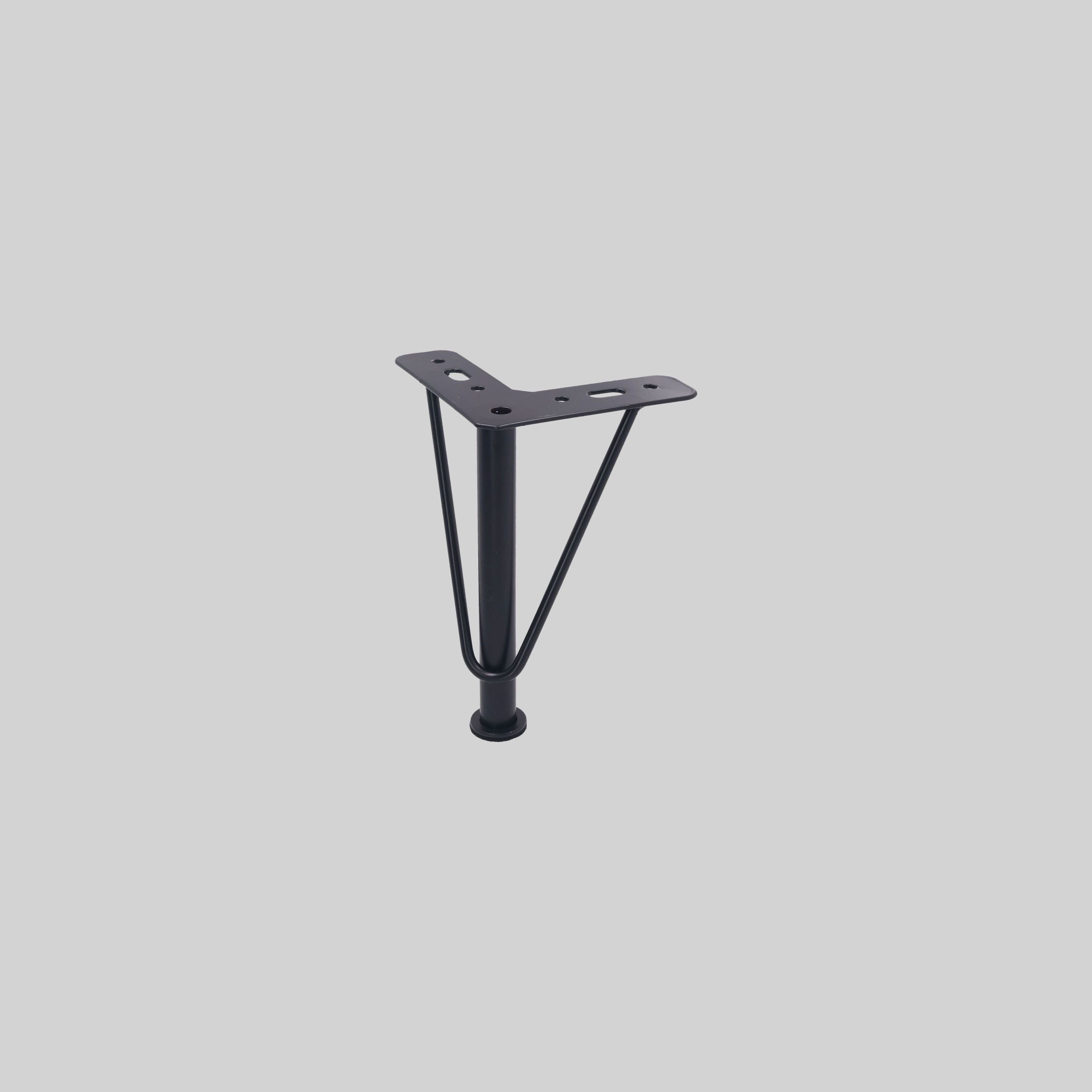 ავეჯის ფეხი რკინის H=180mm, D6mm, MB-შავი TM-SFL-18