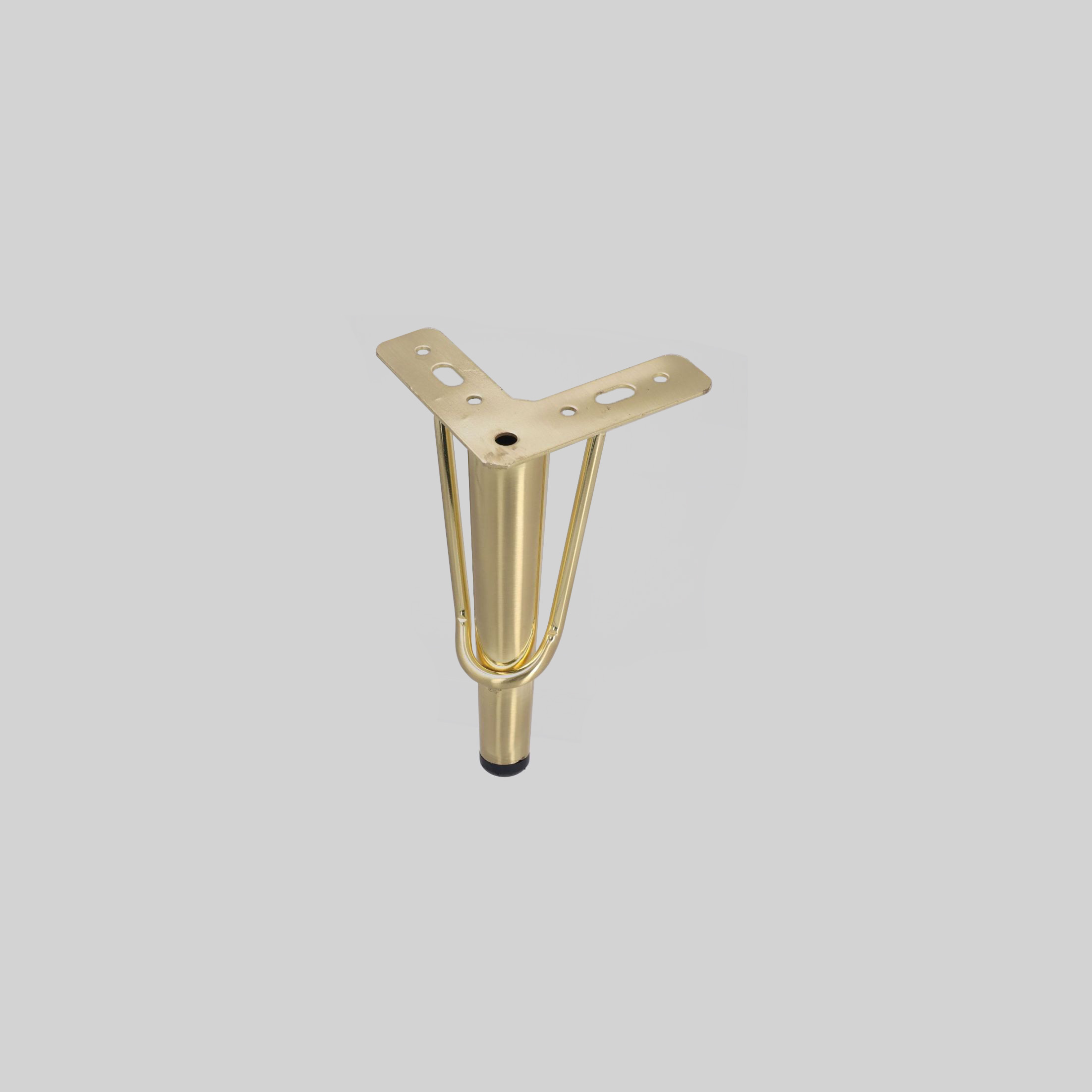 ავეჯის ფეხი ოქროსფერი, მილი:32*18mm. T=1mm H=180mm TM-SFL-19