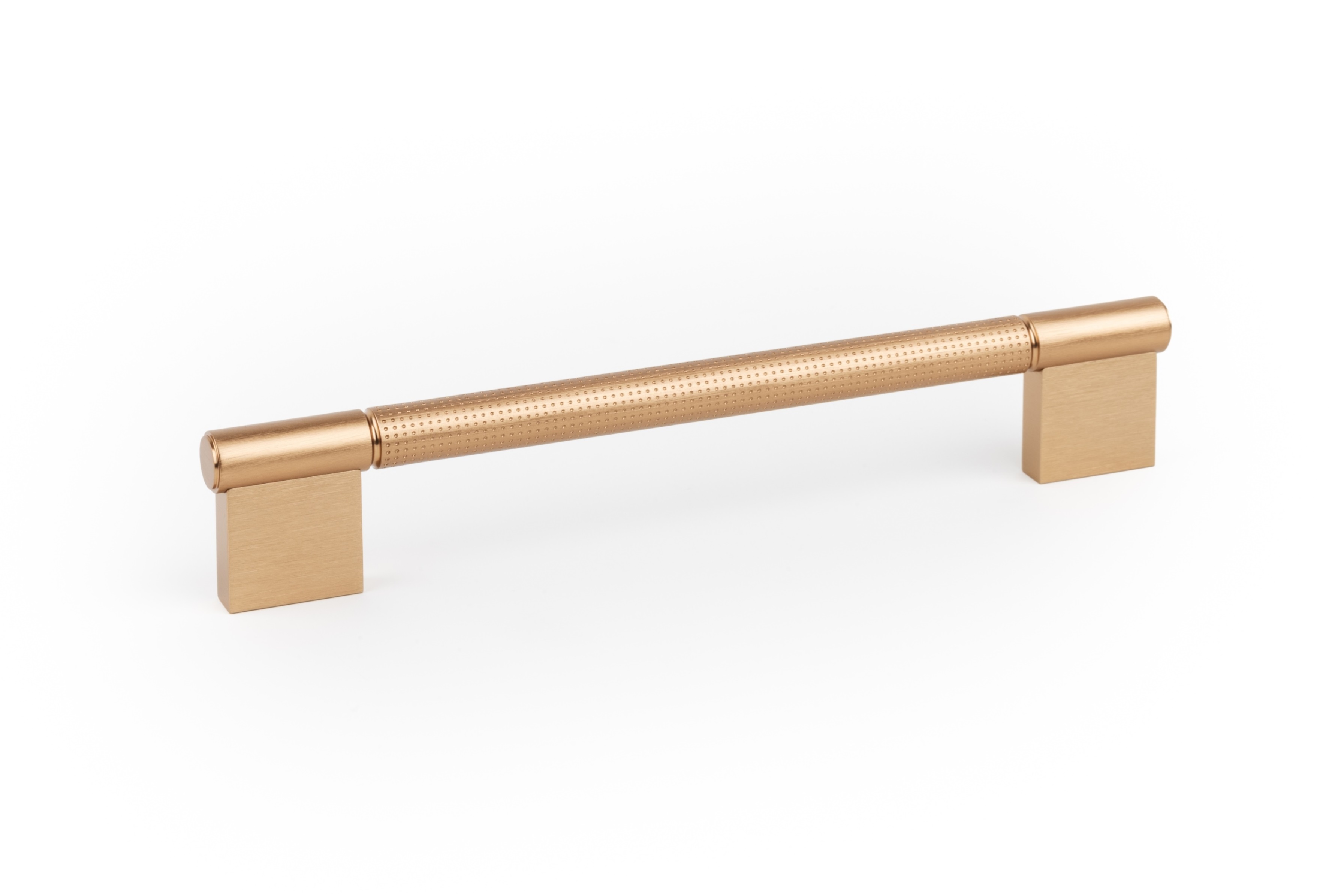 სახელური POINT - CC192L228mm BRUSHED BRASS CAVA T pull VIEFE