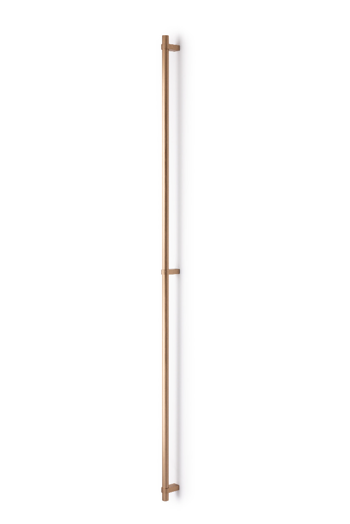 სახელური NOBB - CC1056L1108mm brushed brass cava look pull VIEFE