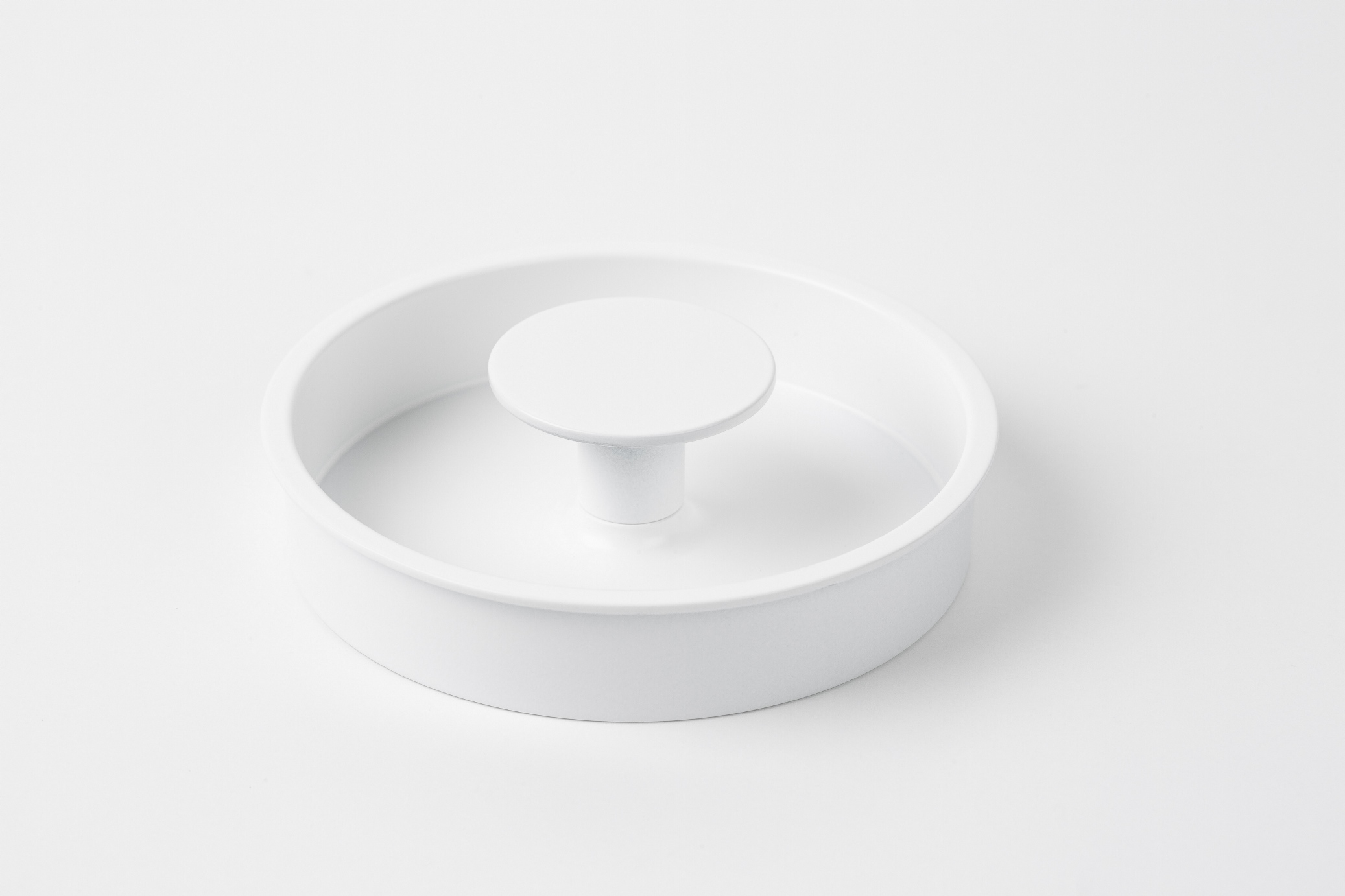 სახელური DIPO - D70mm matt white recessed pull VIEFE