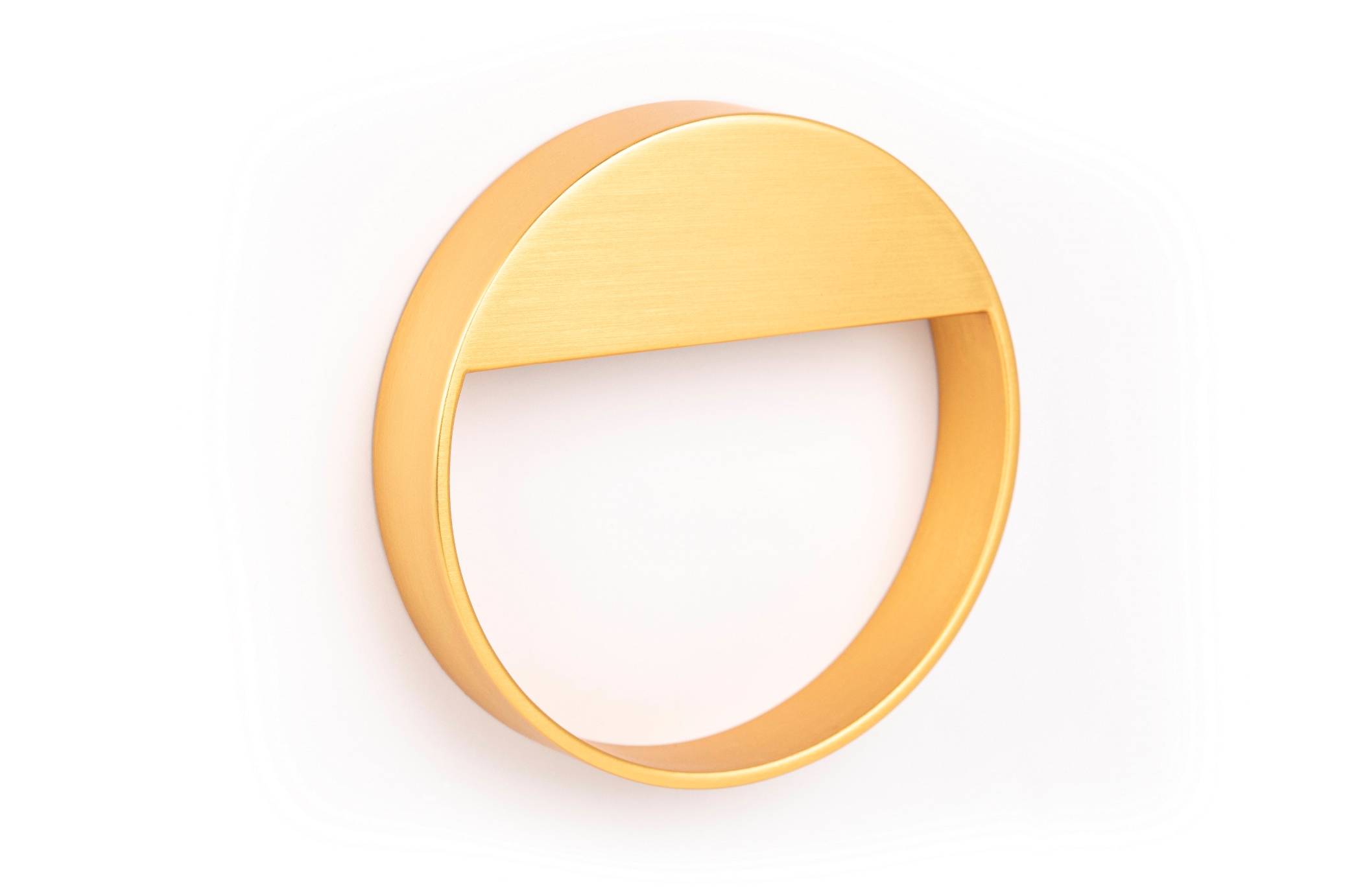 სახელური BAU - CC64D90mm brushed gold round pull VIEFE
