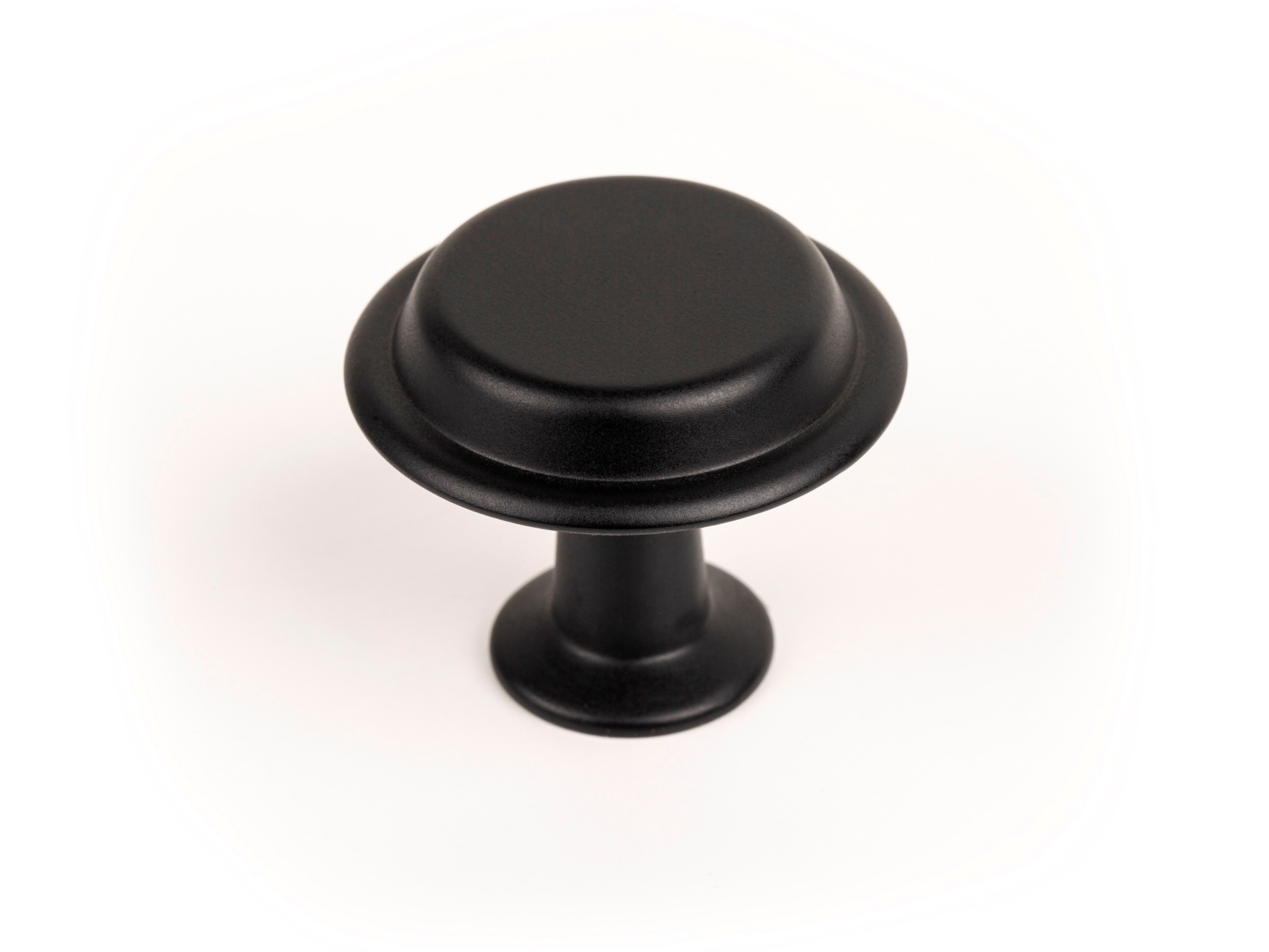 სახელური LAND - 40x33mm matt black knob VIEFE