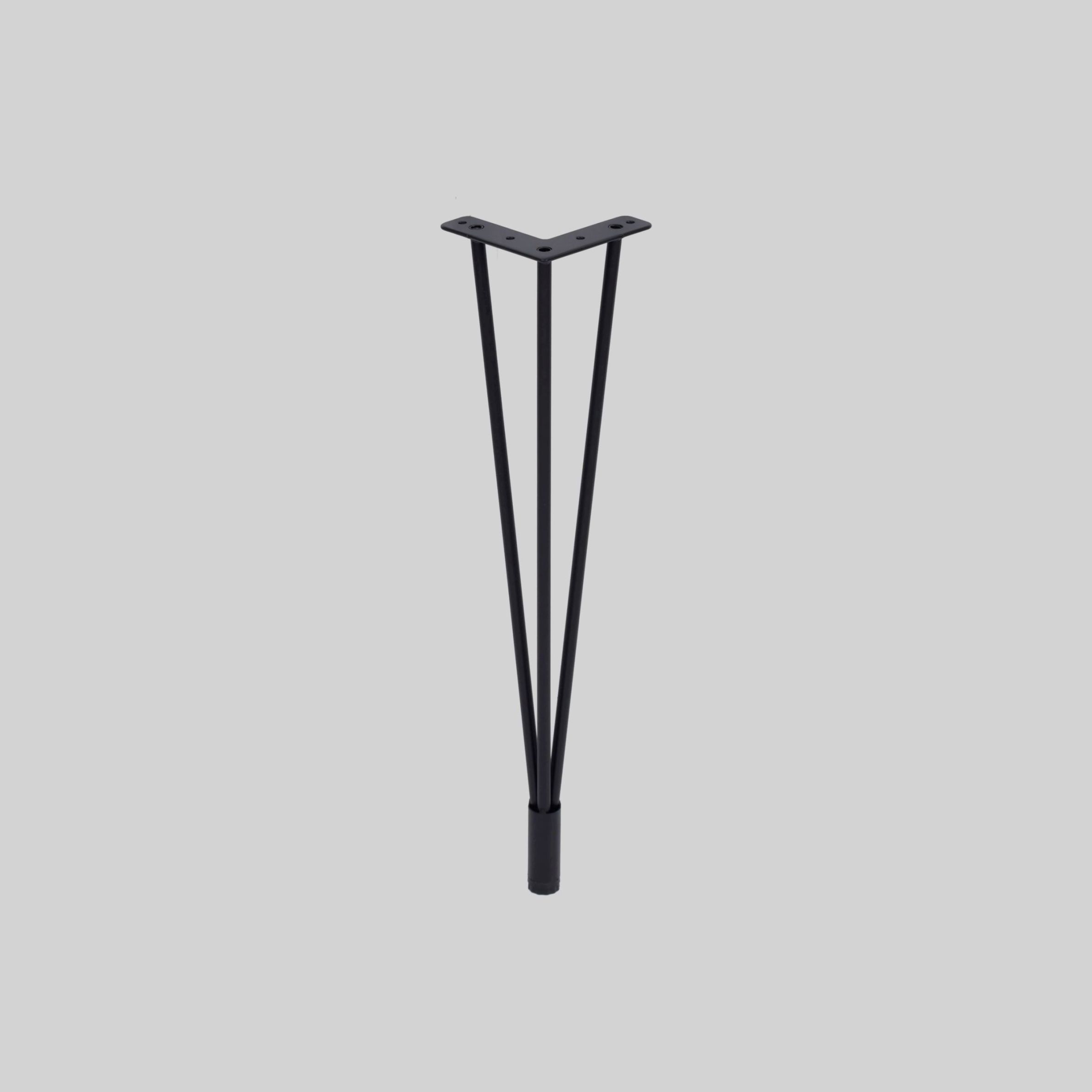 მაგიდის ფეხი 3 მილზე, შავი H=52cm SFL-25 CN
