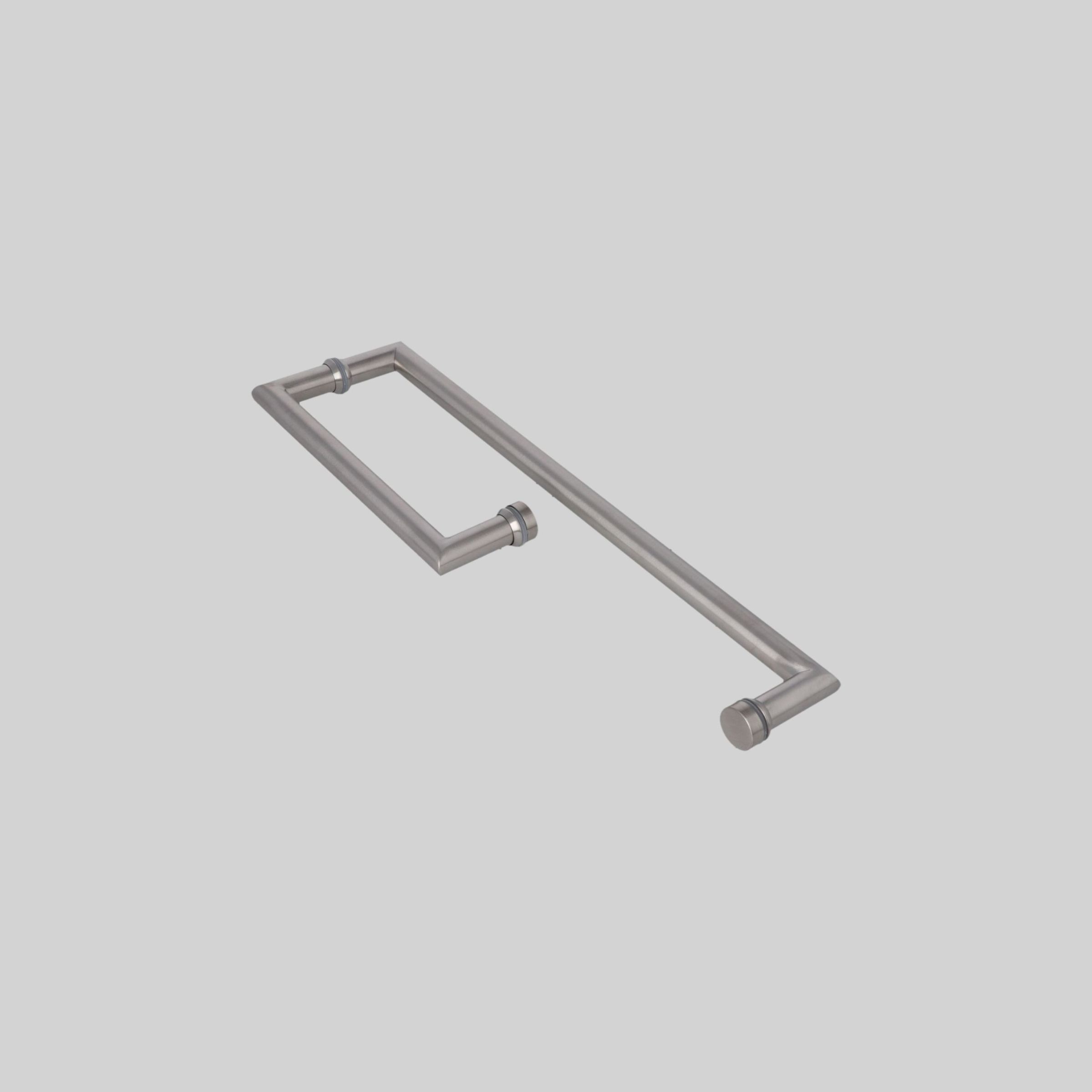 შუშის კარის სახელური T=0.8mm 19*200*400mm SSS-ინოქსი SUS304 TM-E835
