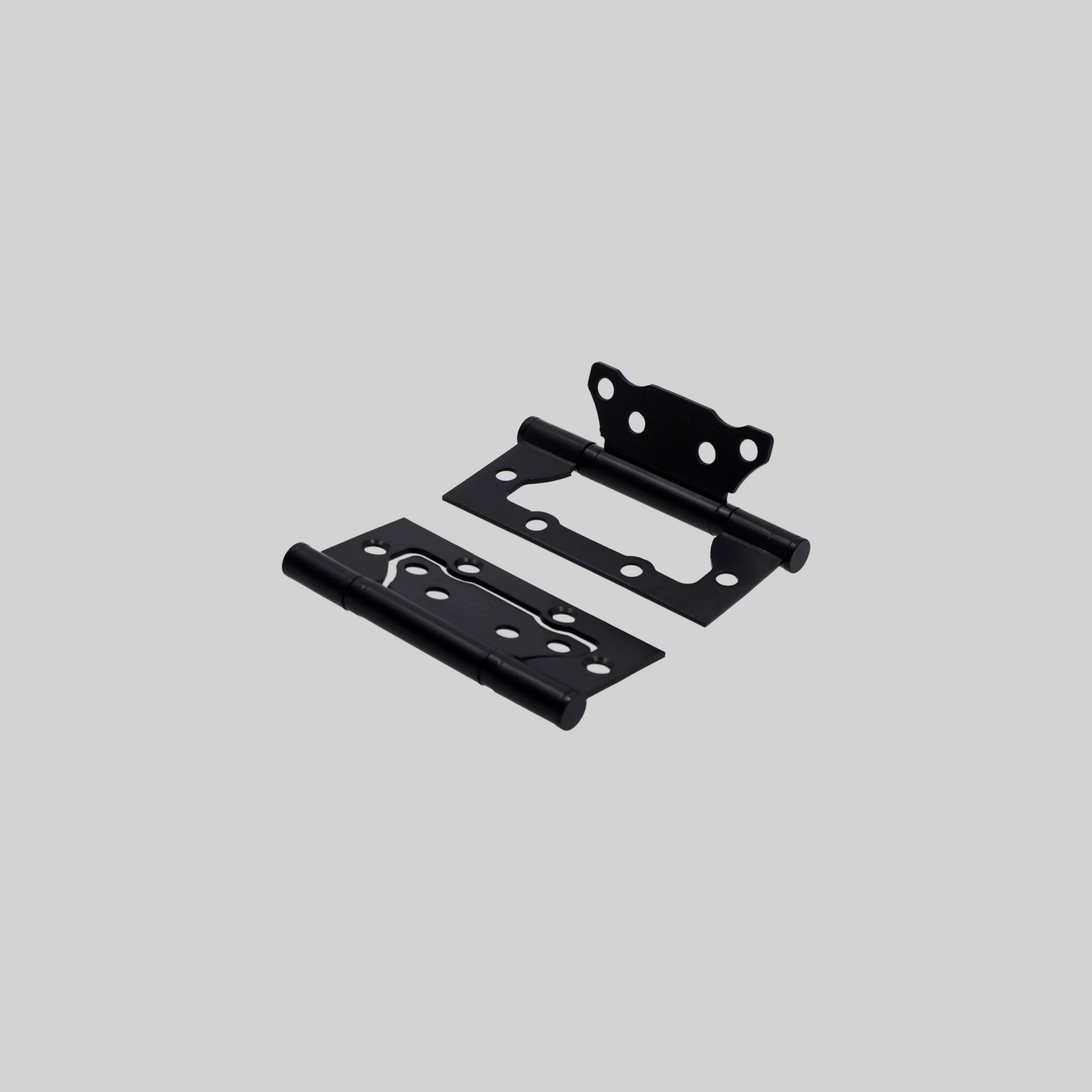 ოთახის კარის ანჯამა 100*75*11mm T=2mm შავი (2ც) TM-J1446-1