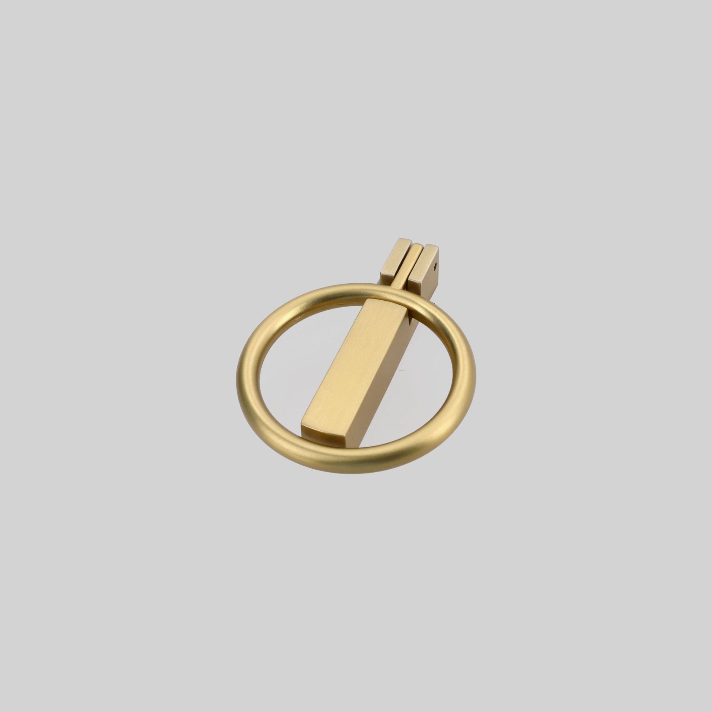 901-32-BRUSHED MAT GOLD ლითონის სახელური 32მმ. დაკაწრული მქრქალი ოქროსფერი HS/UM-K