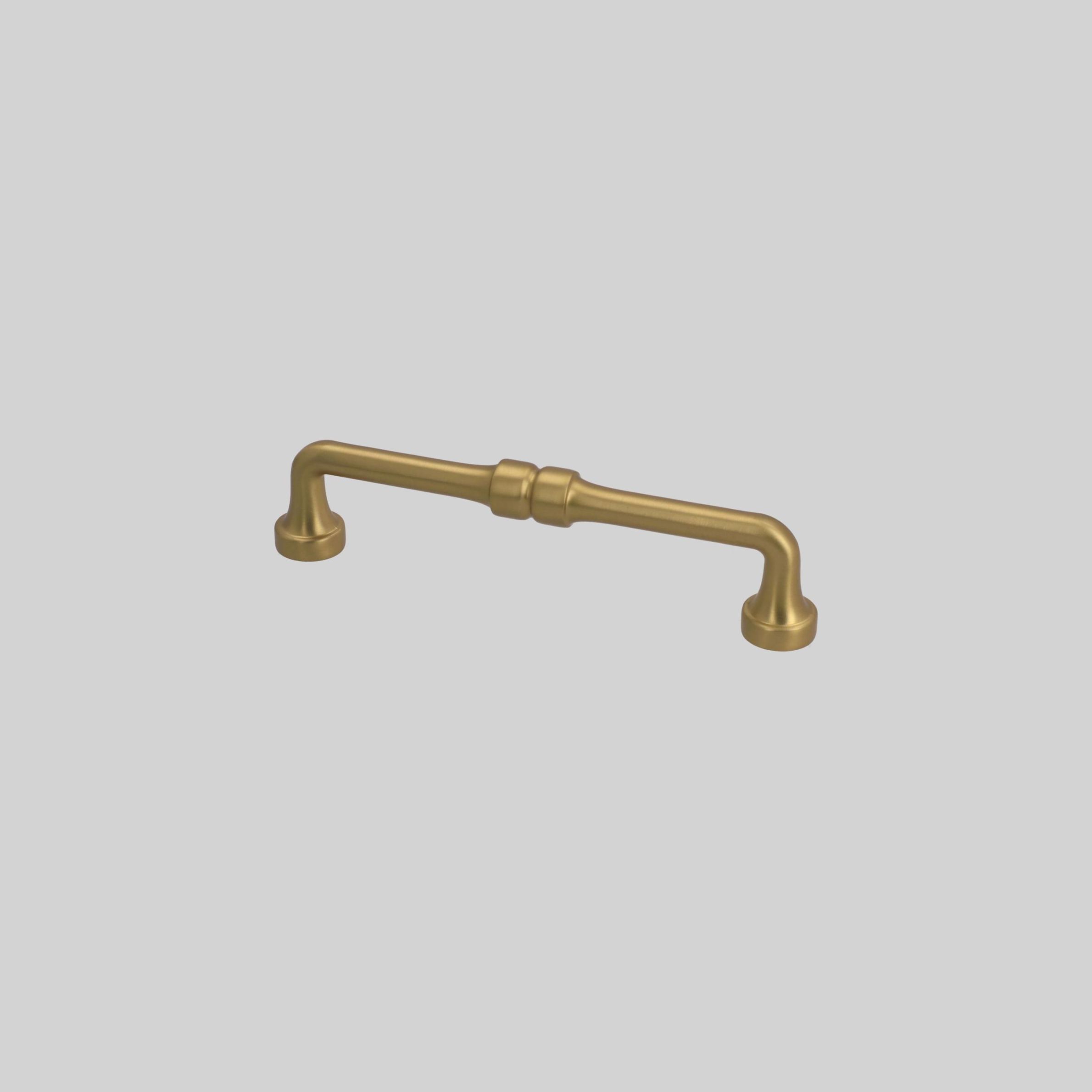 551-128-BM GOLD ლითონის სახელური 128მმ. დაკაწრული მქრქალი ოქროსფერი HS/UM-K