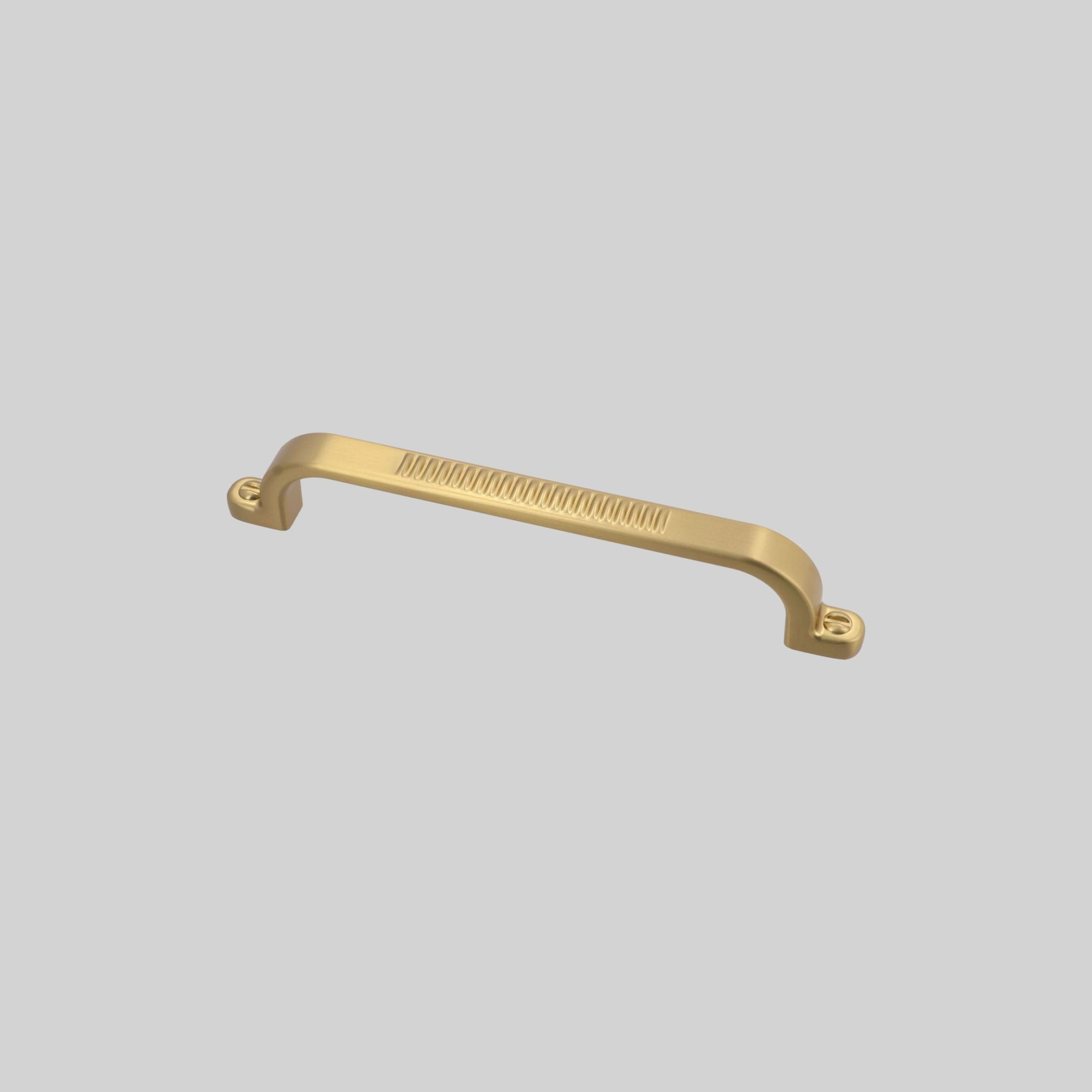 548-128-BM GOLD ლითონის სახელური 128მმ. დაკაწრული მქრქალი ოქრო HS/UM-K
