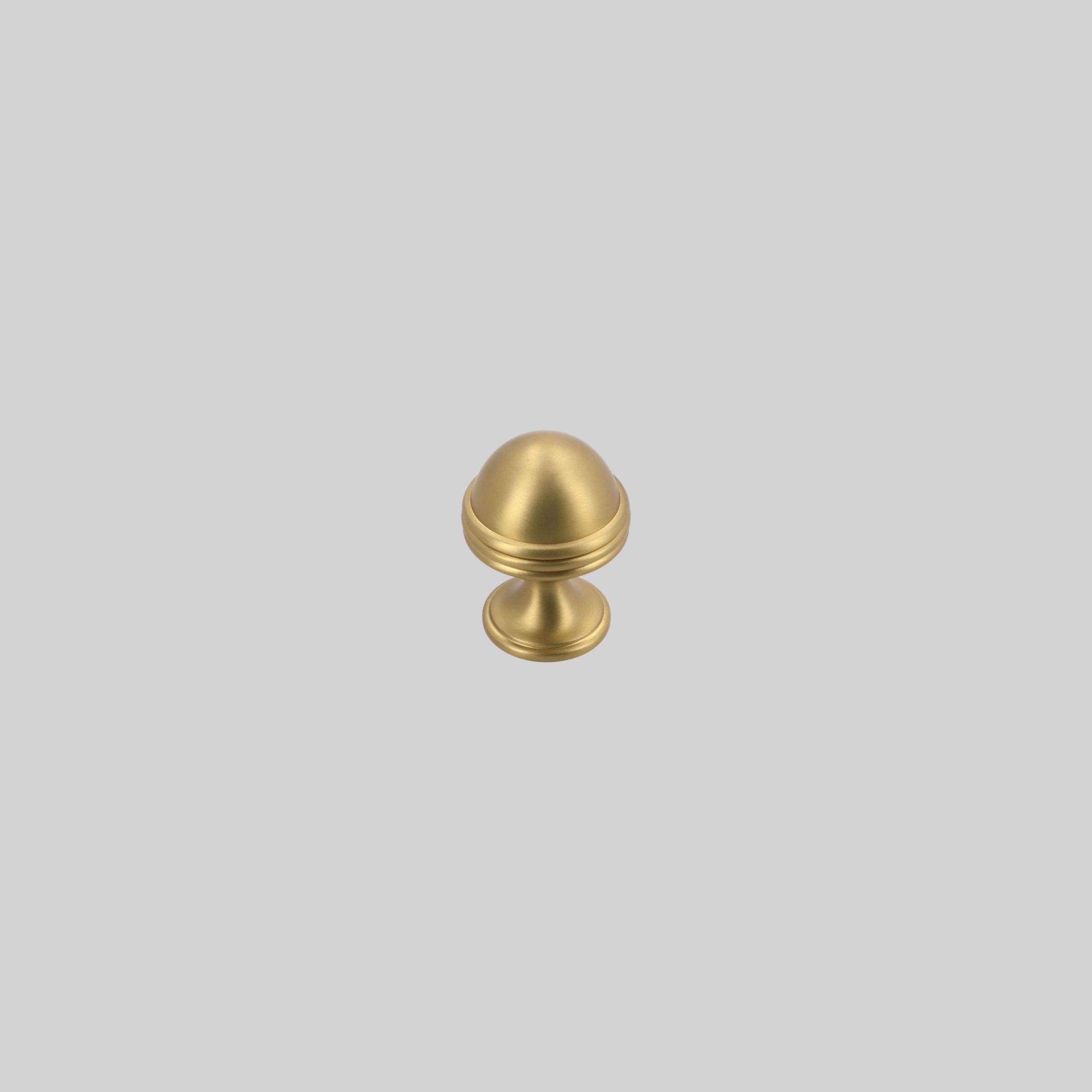 29-BM GOLD ლითონის სახელური სოკოსებრი, დაკაწრული მქრქალი ოქრო HS/UM-K