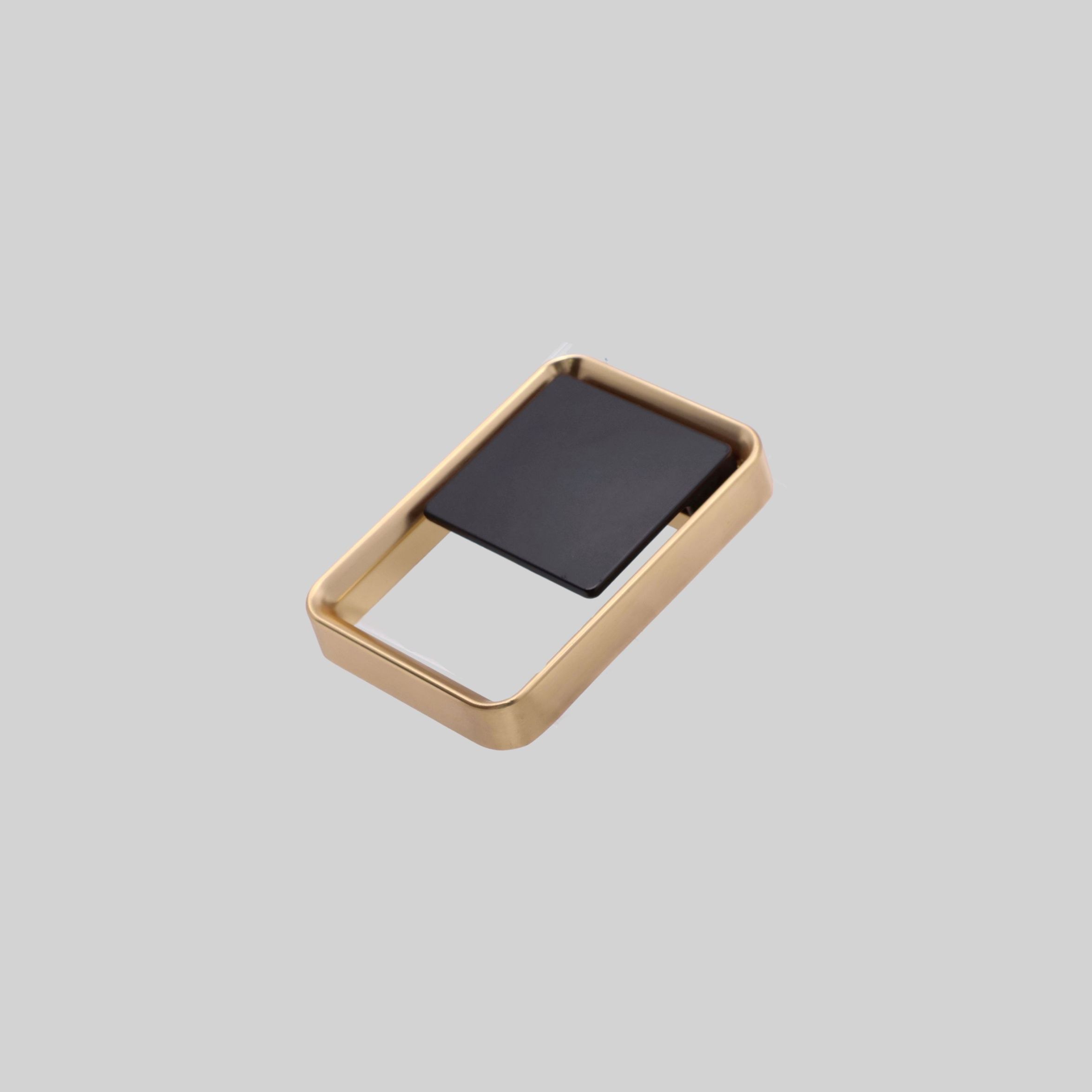 ავეჯის სახელური 96მმ,Satin Brass+Matt Black,თუთია,LK50054 ZF