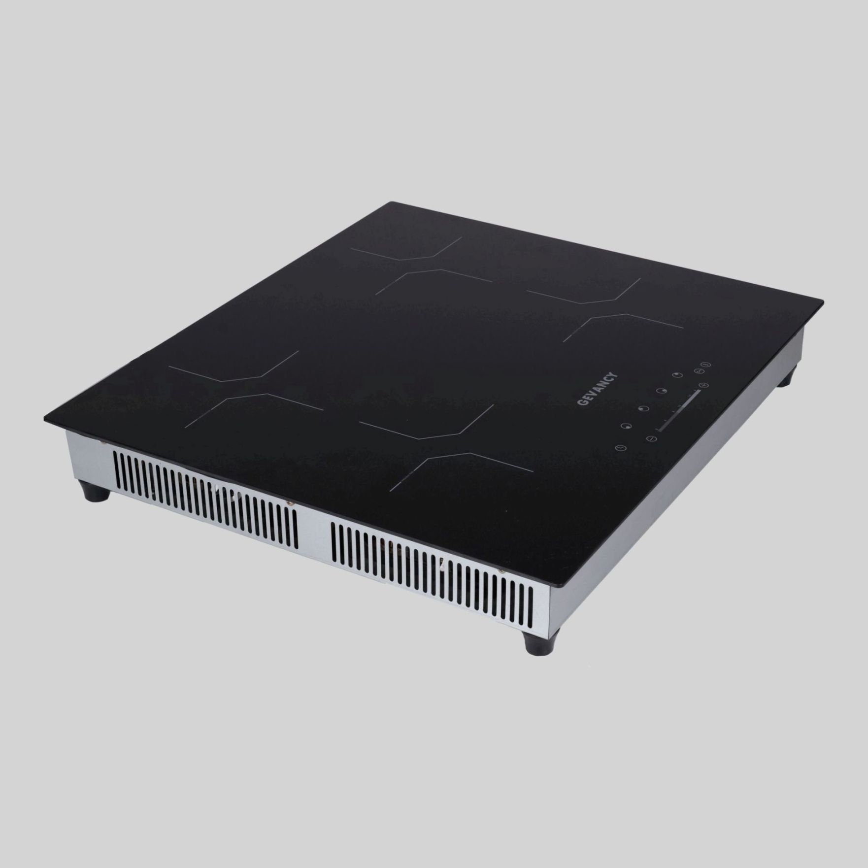 ინდუქციური ქურა (4),7200W(2*2100+2*1500W),შავი შუშა,TM-IDC-4