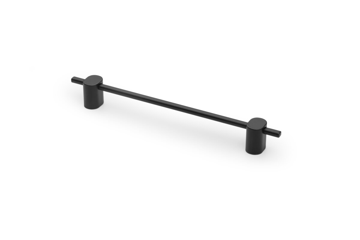 UA-STRAW-160-20M სახელური,C=160მმ,L=204მმ, შავი მქრქალი, GTV