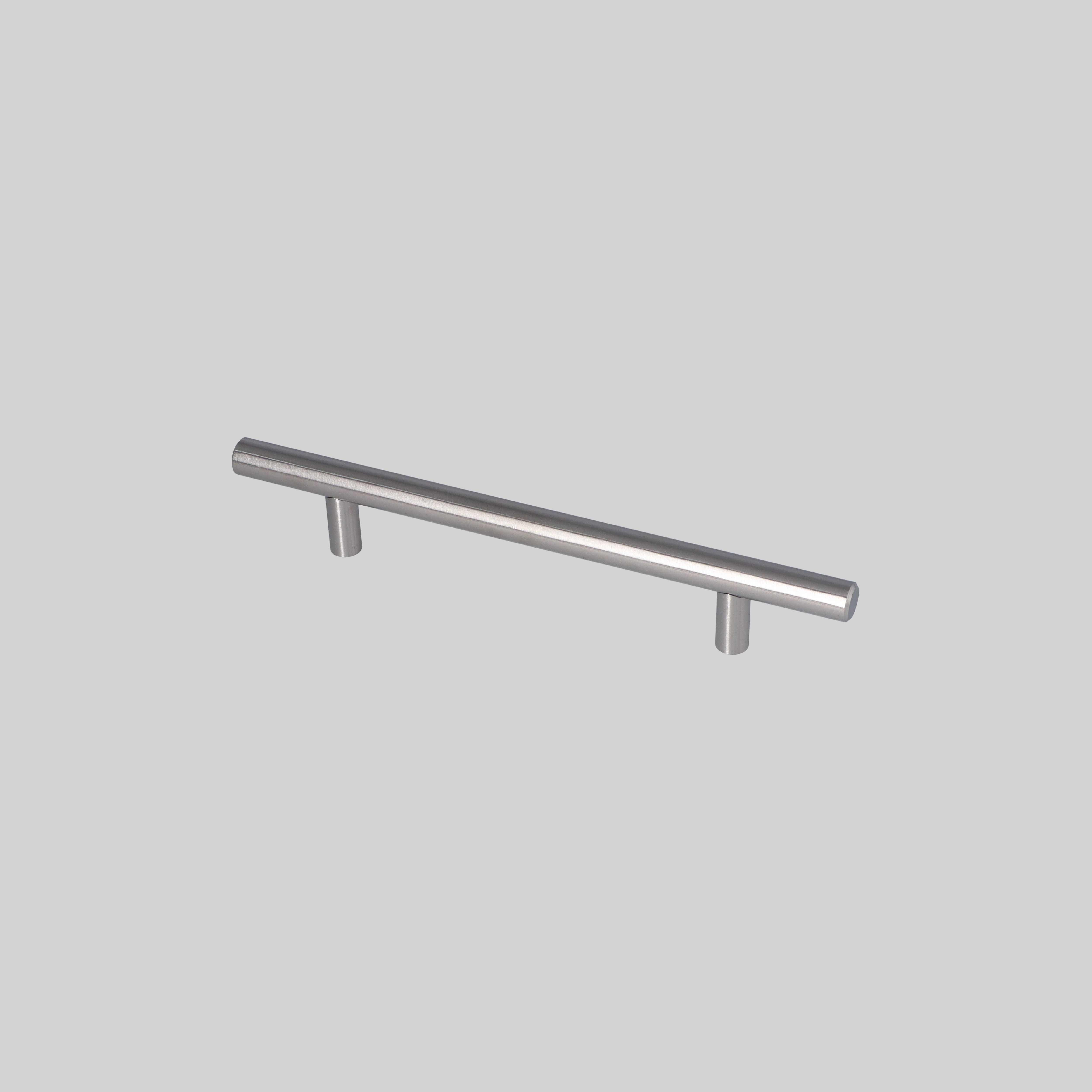 ავეჯის სახელური 192mm, D=12mm (satin nickel)