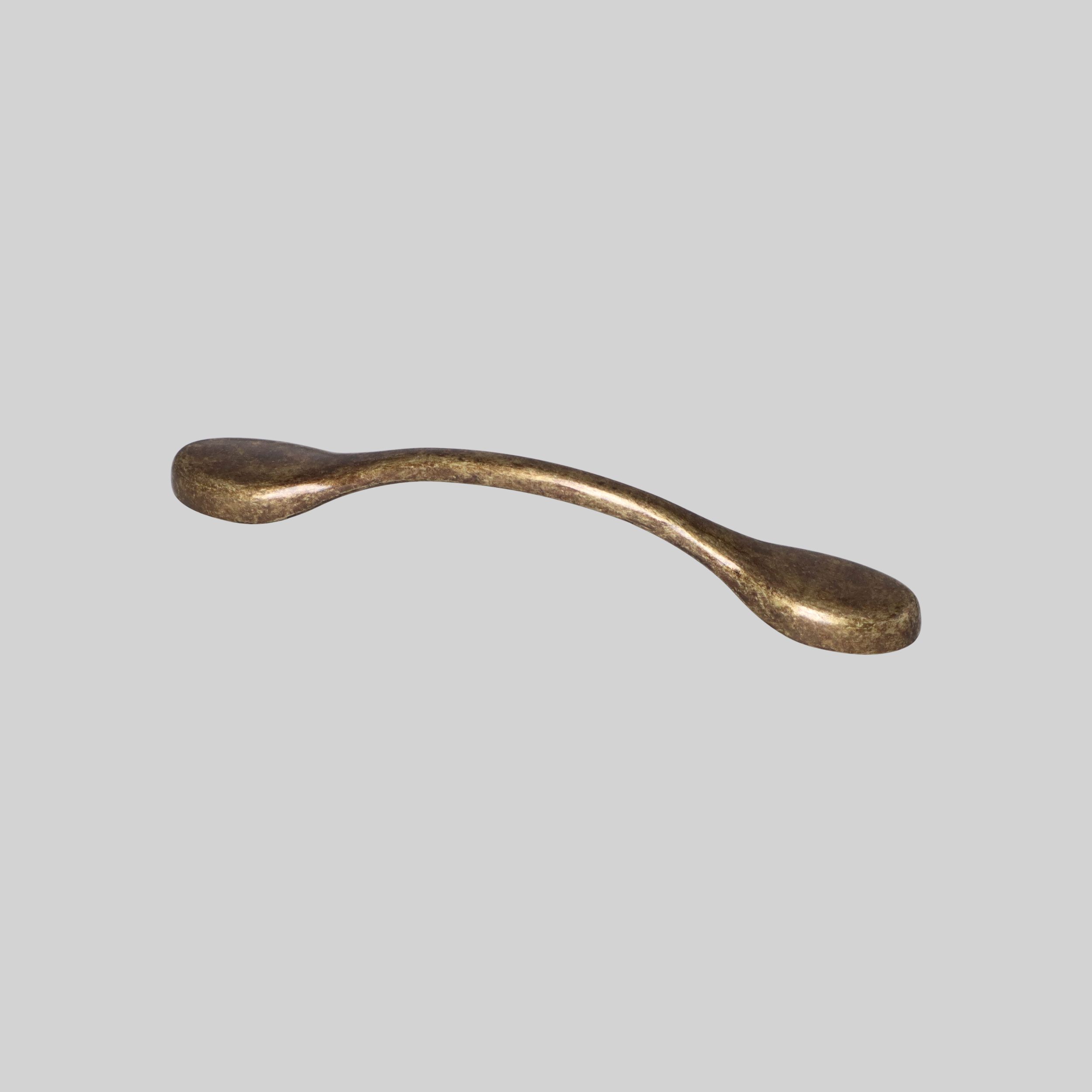 2345-160-AS სახელური L=160mm, ანტიკური ოქროსფერი ERKUL