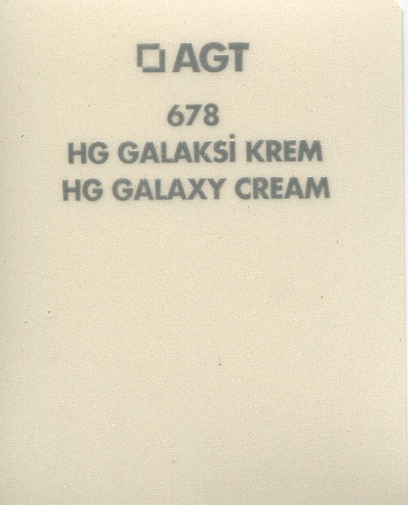 MDF PANEL (HG GALAXY KREM 678) 1220*2800*18mm