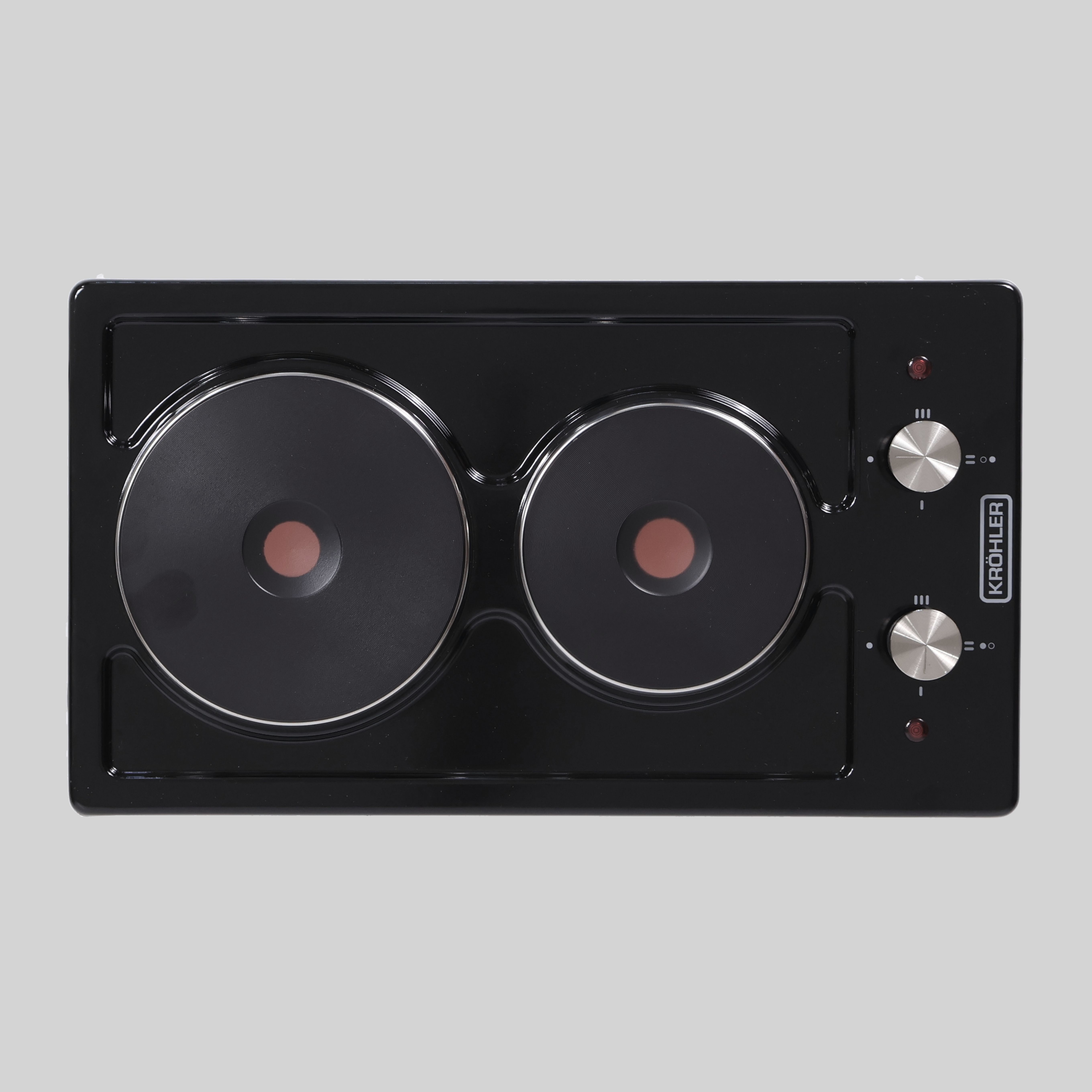 41242-BLACK ელექტრო ქურა 30სმ,შავი,2*1500Watt ELETTI/KROHLER
